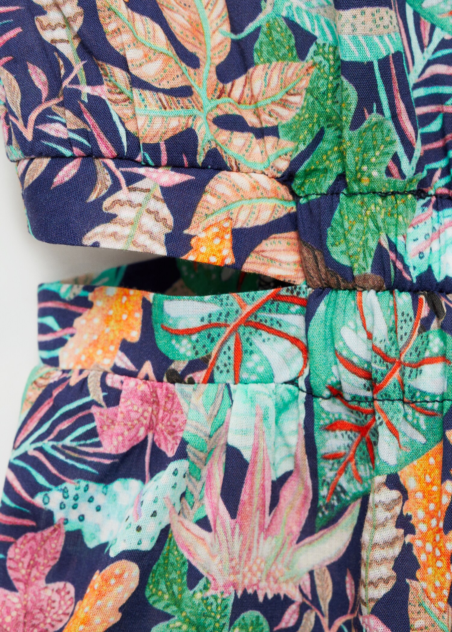 Tropical print jumpsuit - Details of the article 0