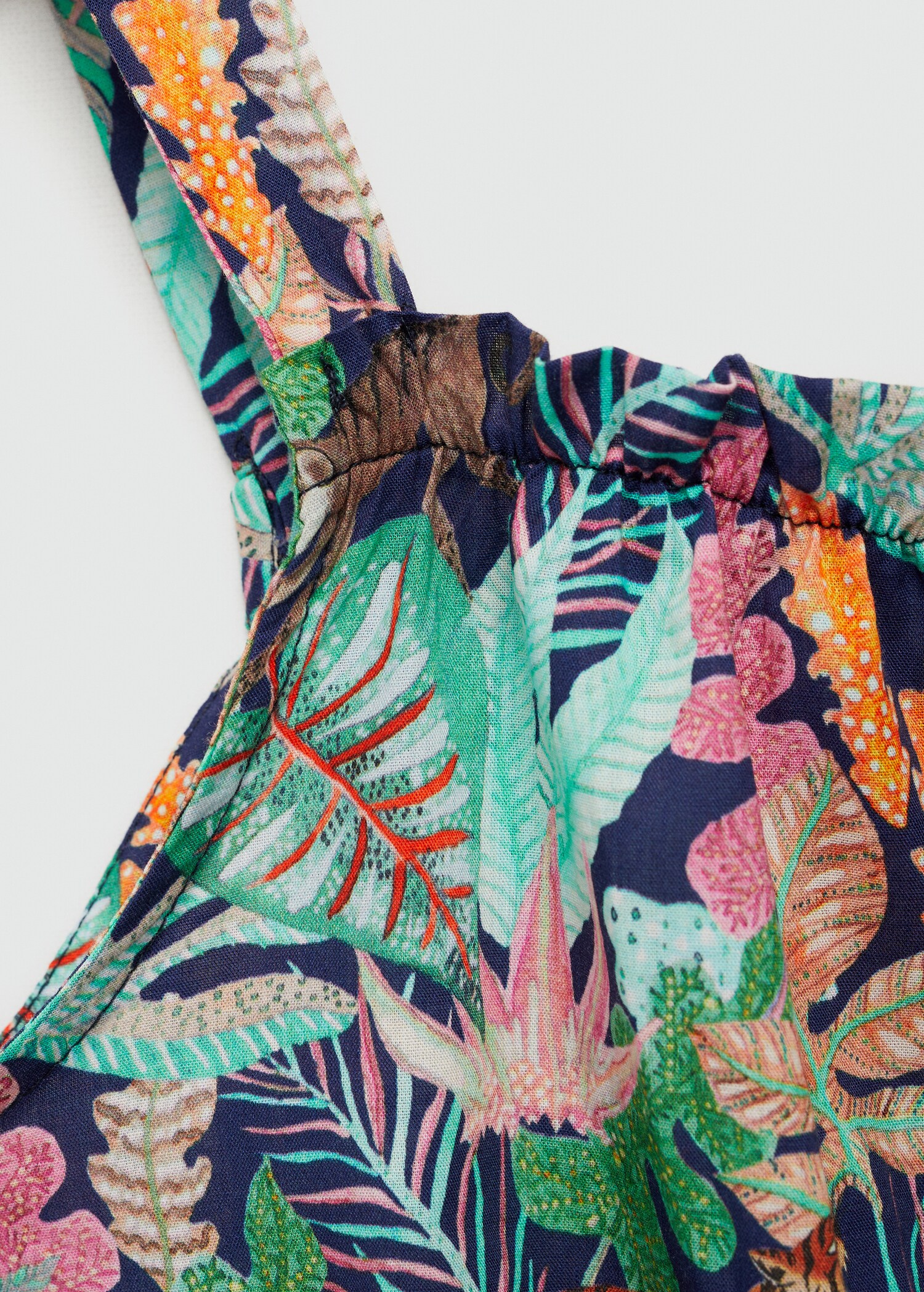 Tropical print jumpsuit - Details of the article 8
