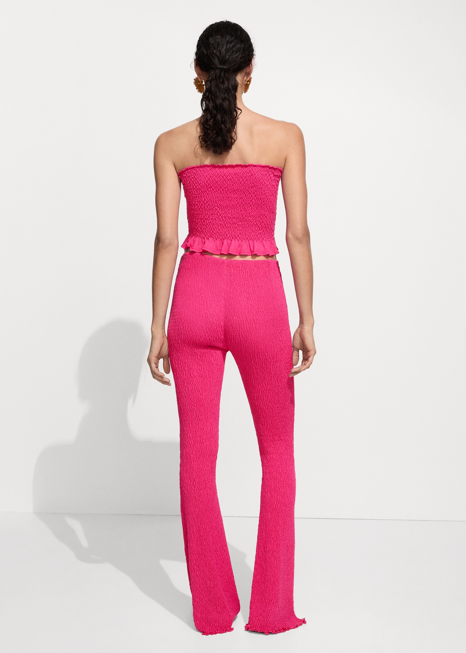 Pantalon maille torsadée - Verso de l’article