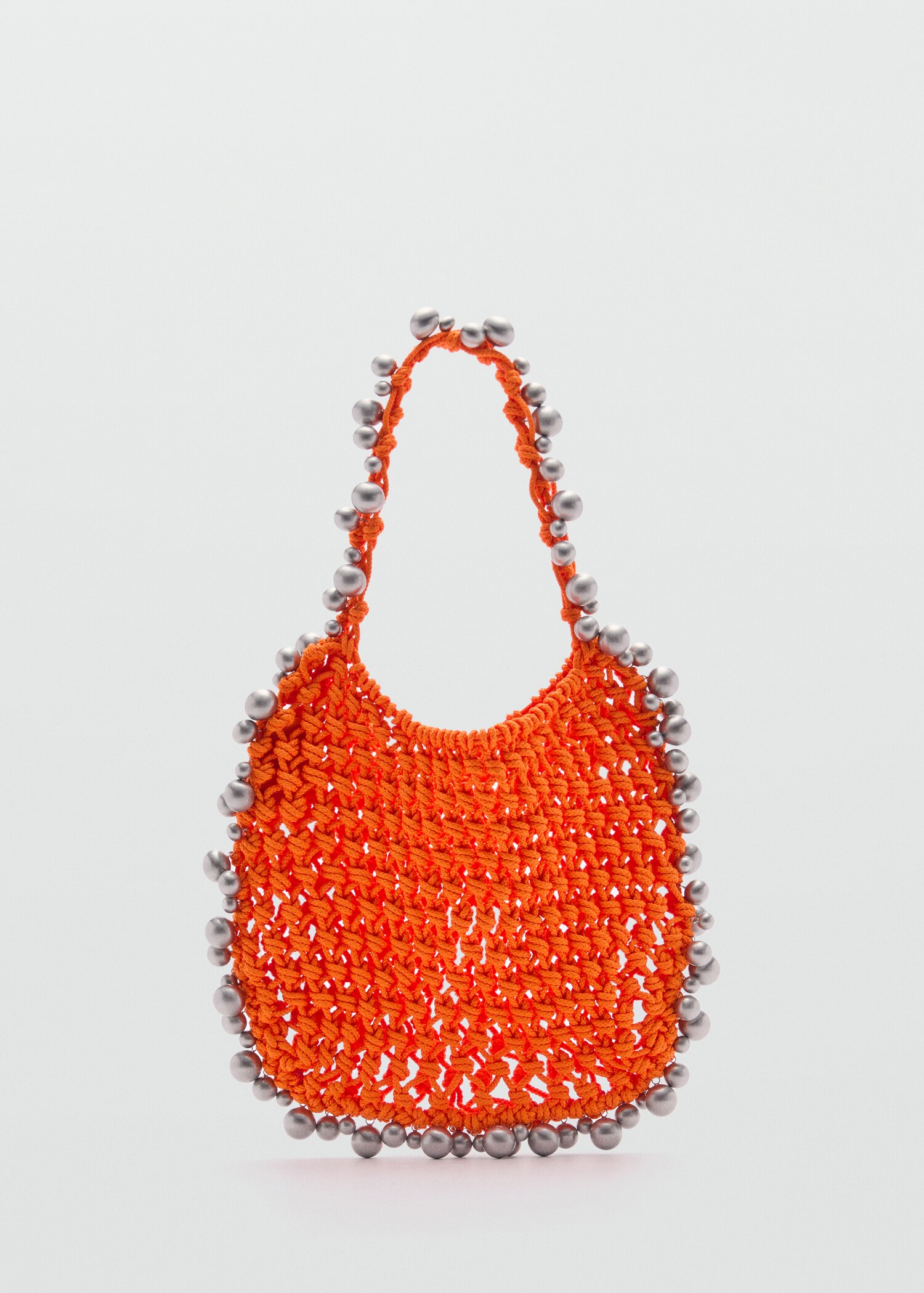 Beaded shopper bag women mango usa