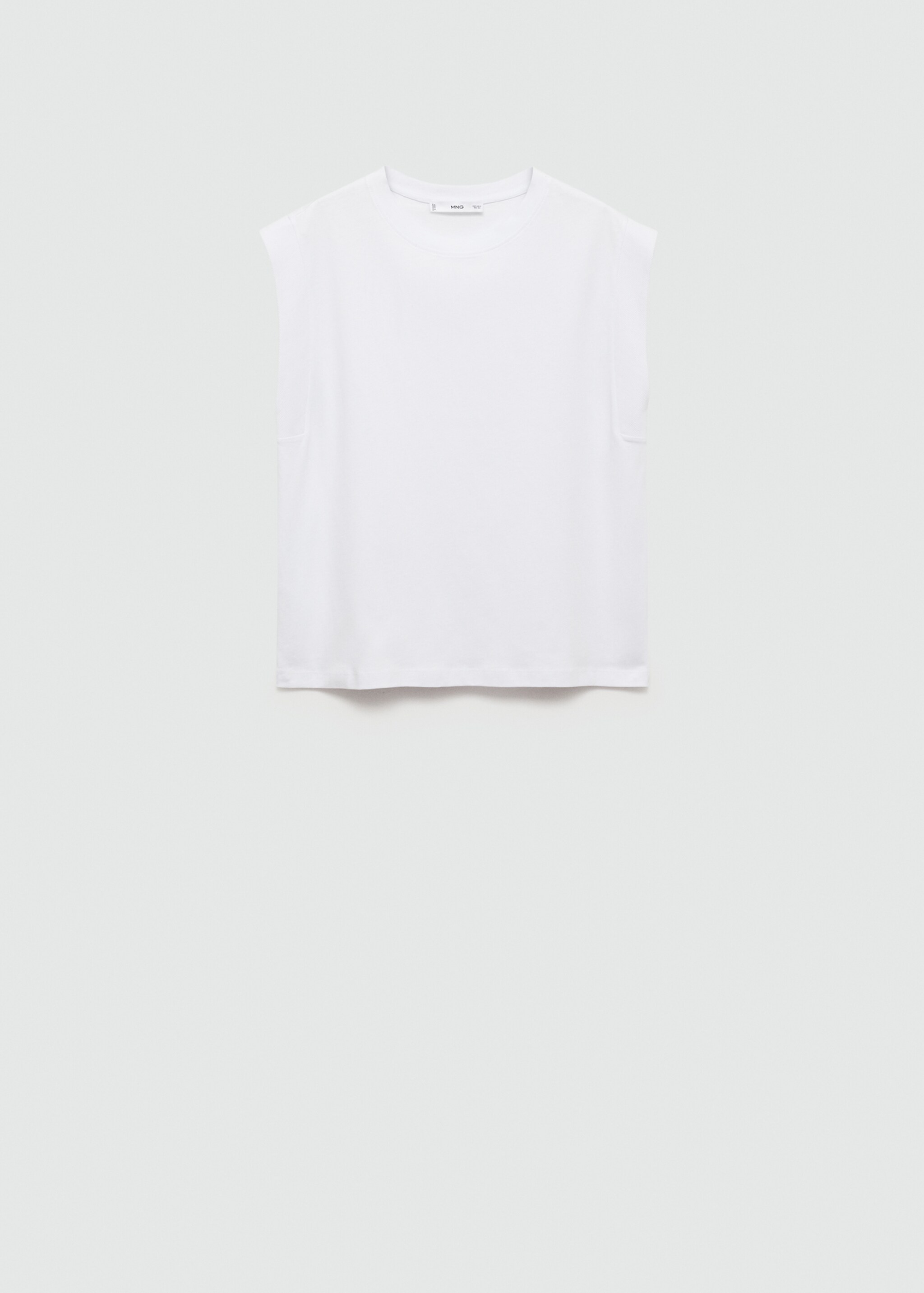 Short-sleeved cotton t-shirt - Article without model