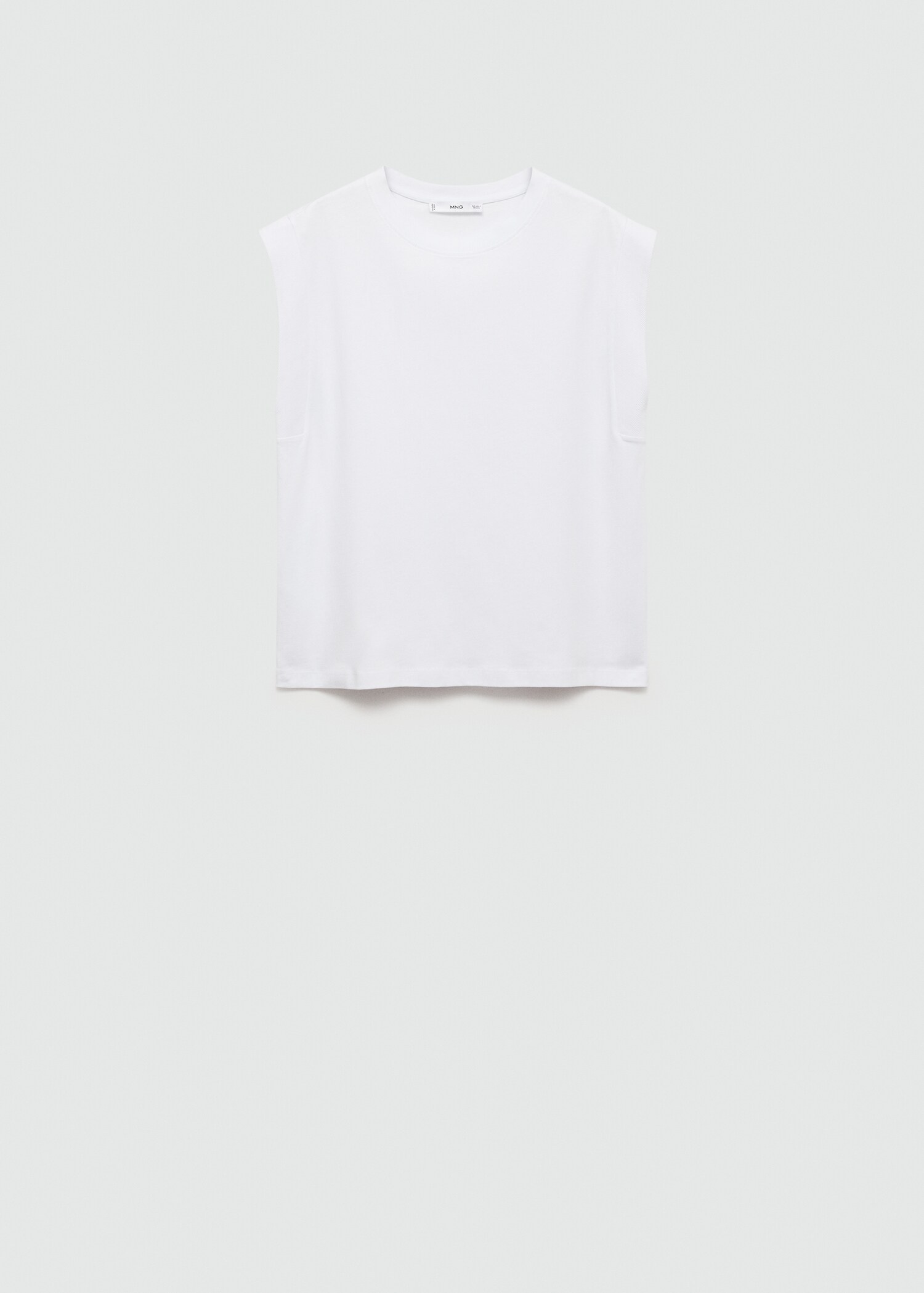 Short-sleeved cotton t-shirt - Article without model