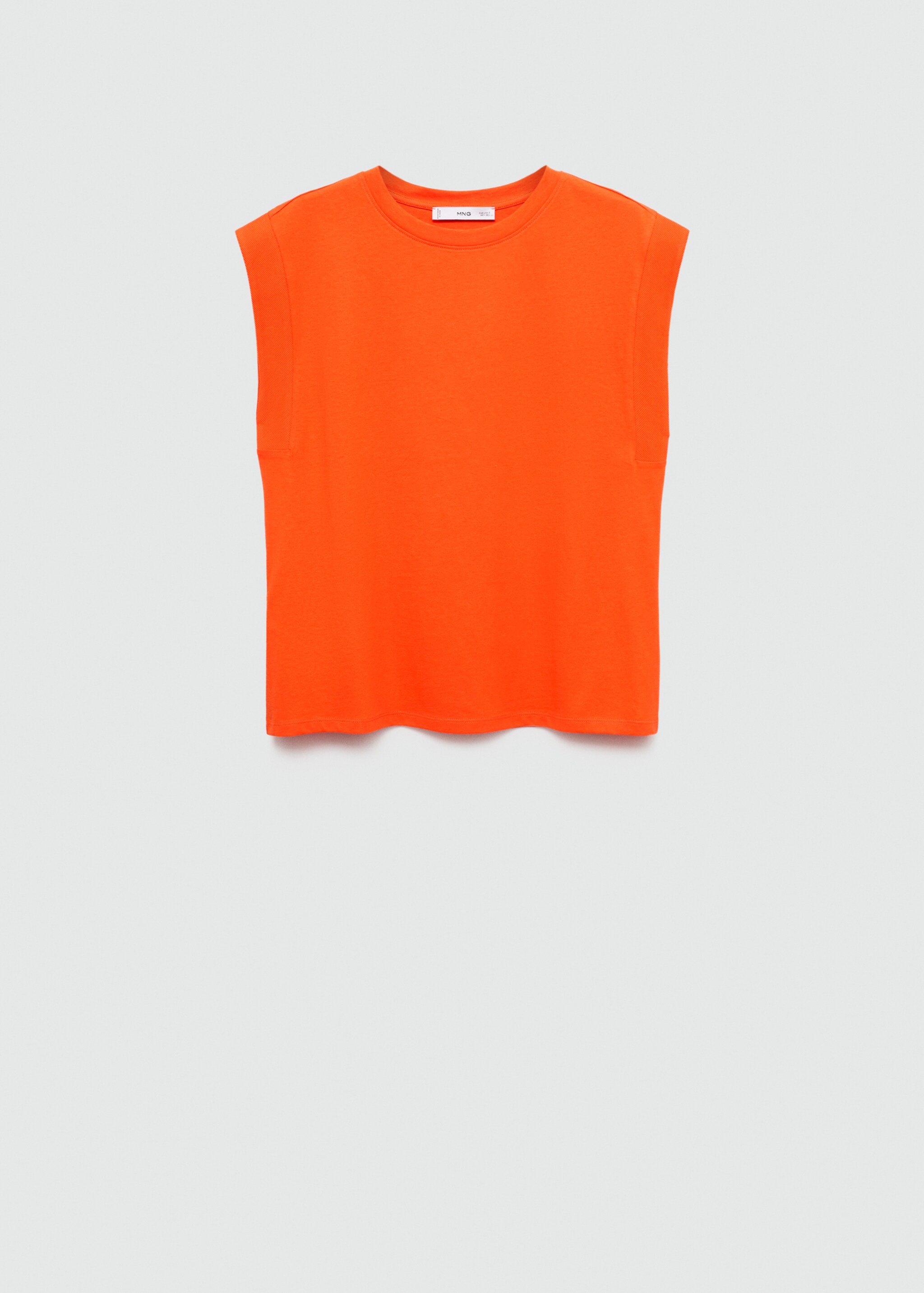 Short-sleeved cotton t-shirt - Article without model