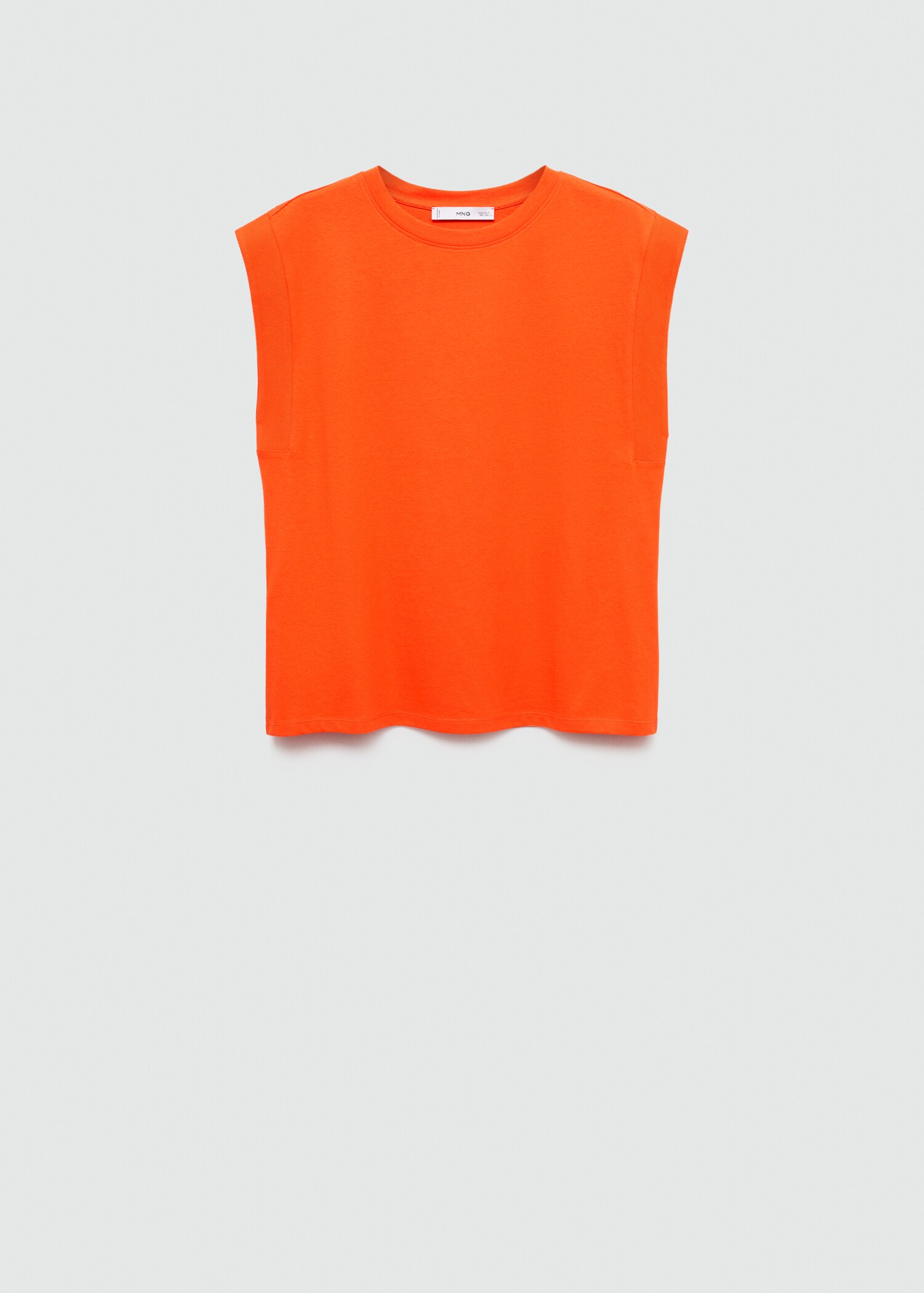 Short-sleeved cotton t-shirt - Article without model