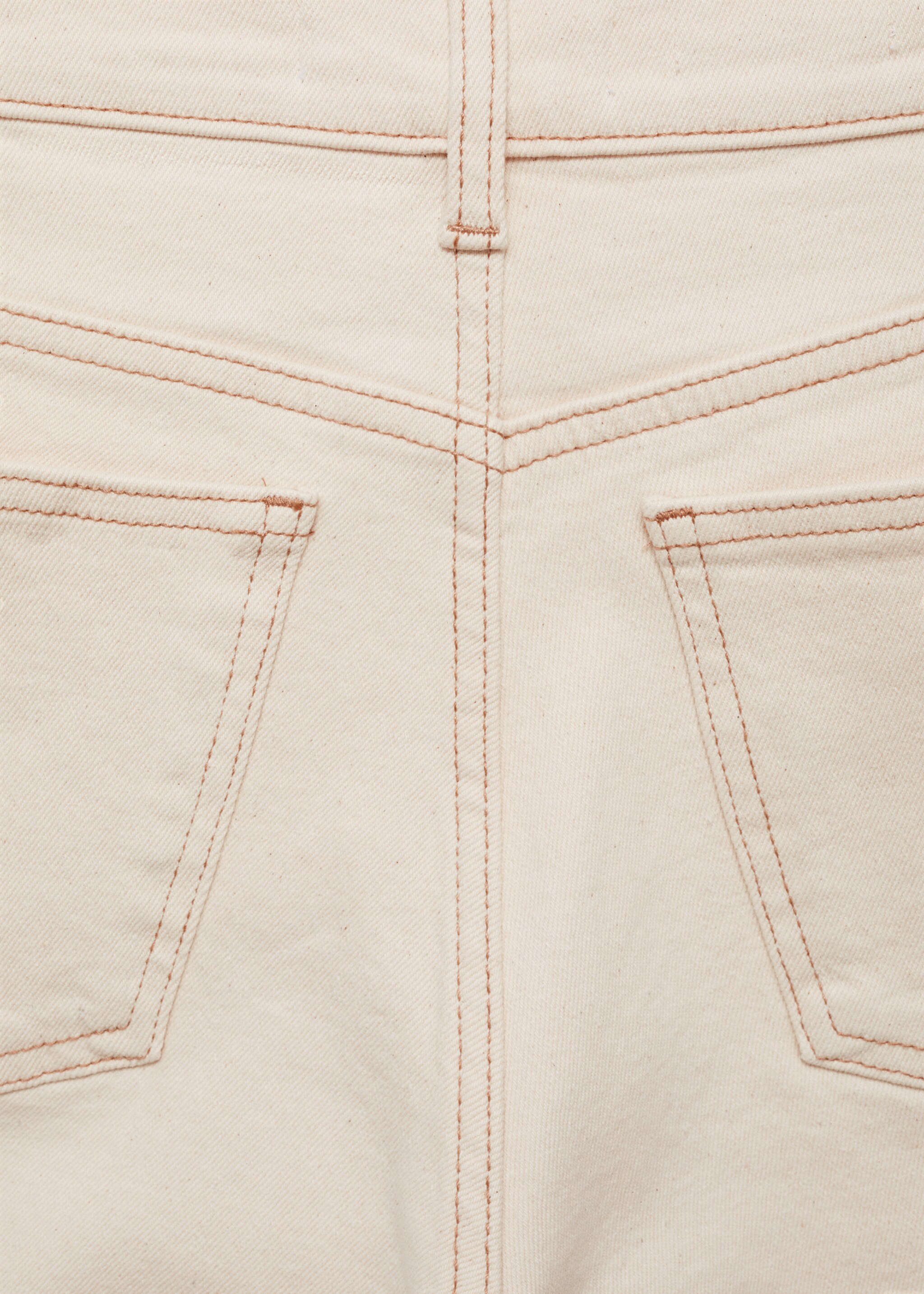 Jeans Newmom confort tiro alto - Detalle del artículo 0, Blanco roto. Ref: 77030594-00.