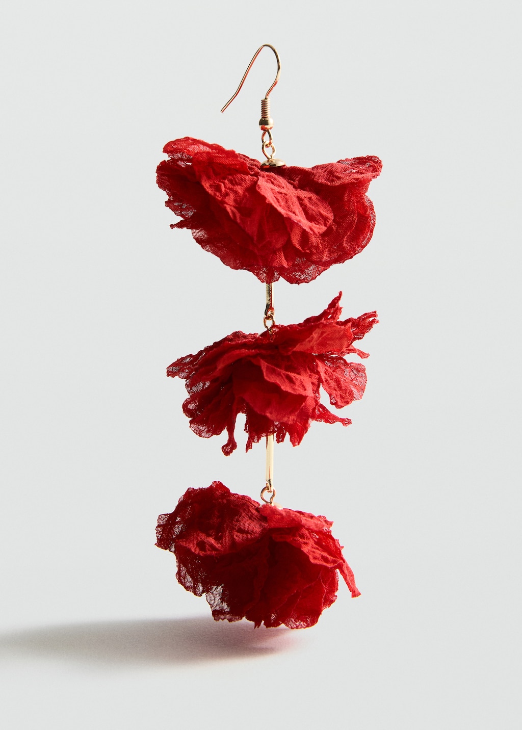 Flower pendant earrings Women MANGO Tanzania