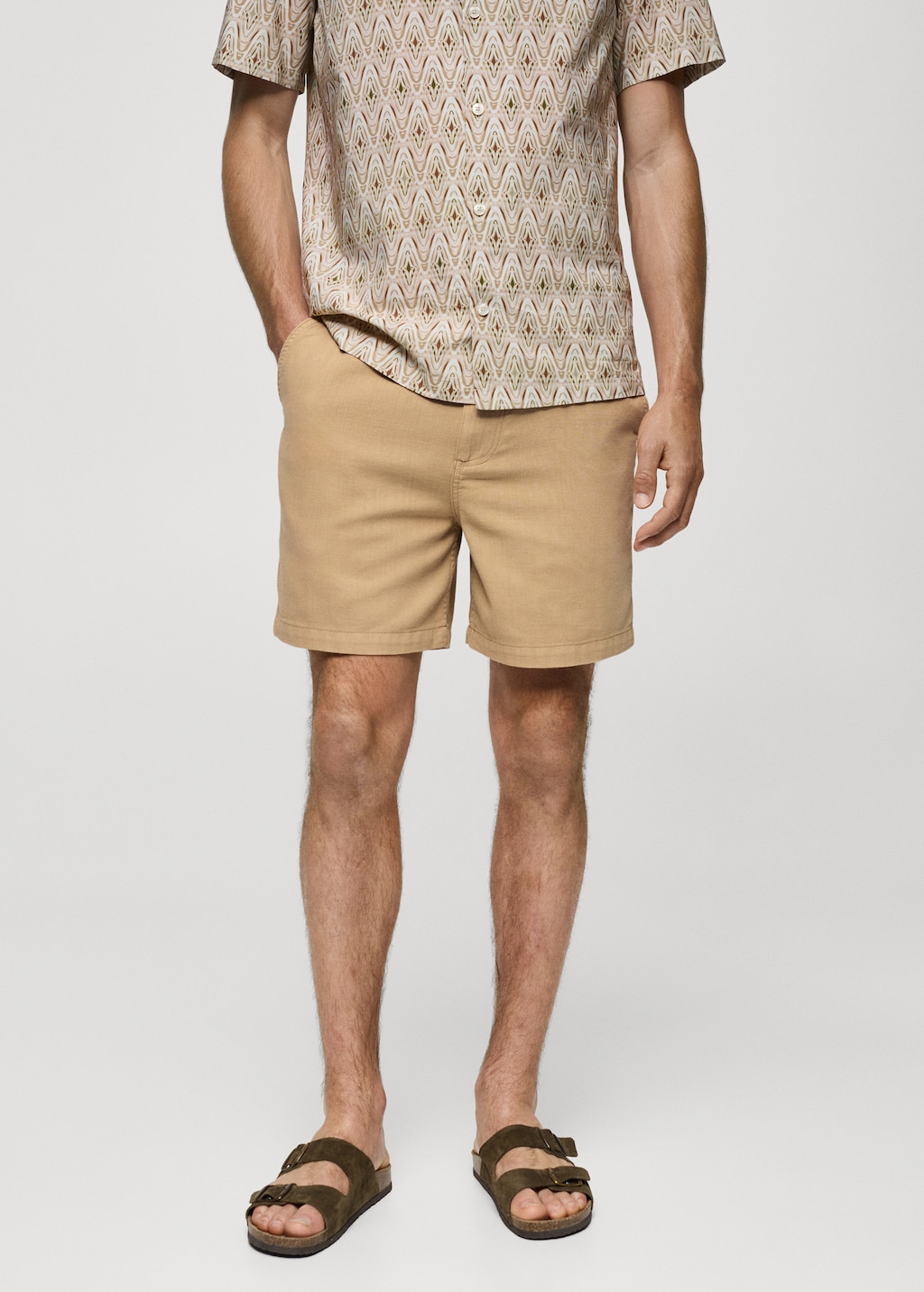 Mango mens shorts clearance