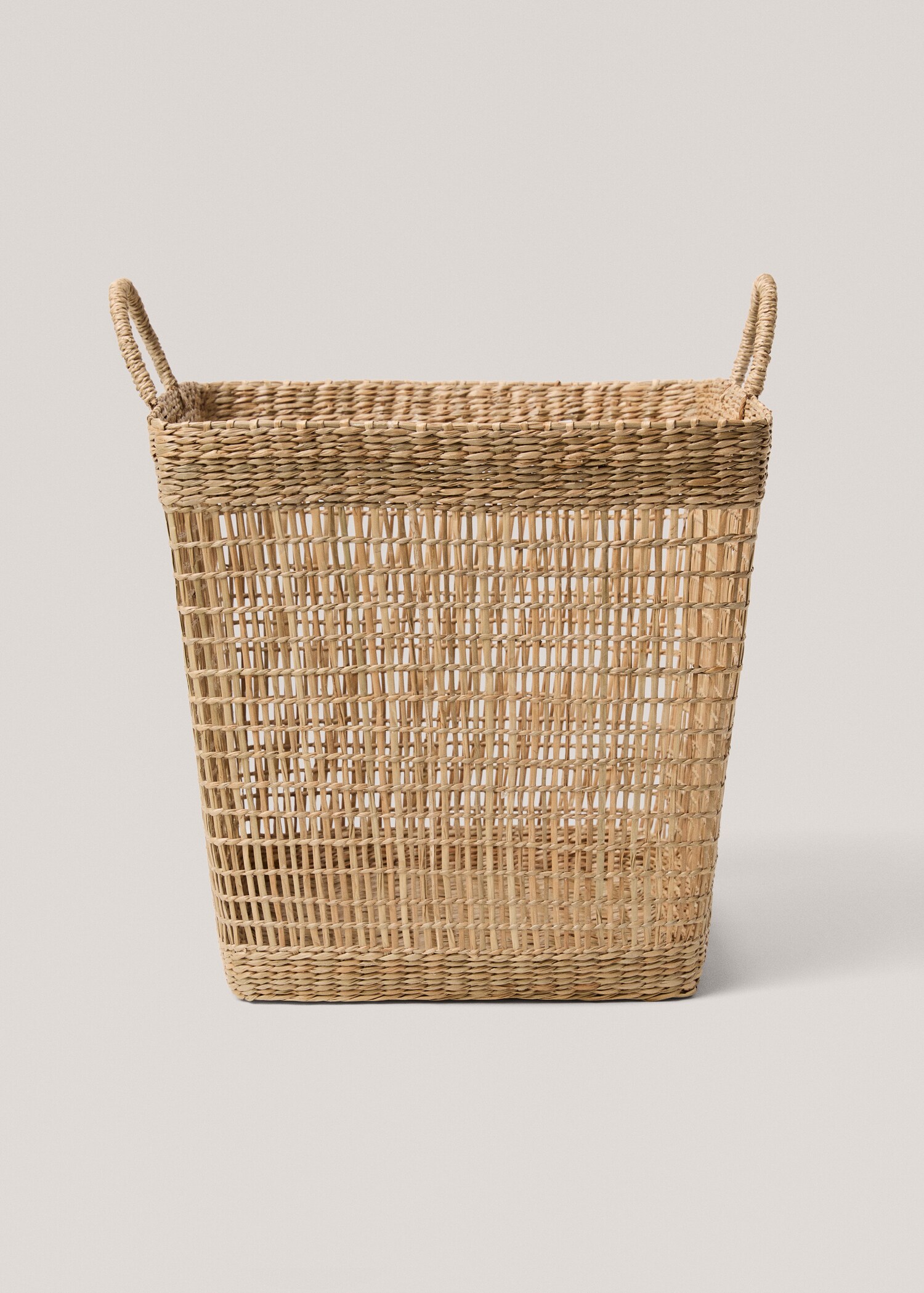Kockasta košara od prirodnih vlakna 36 x 36 cm - Artikl bez modela