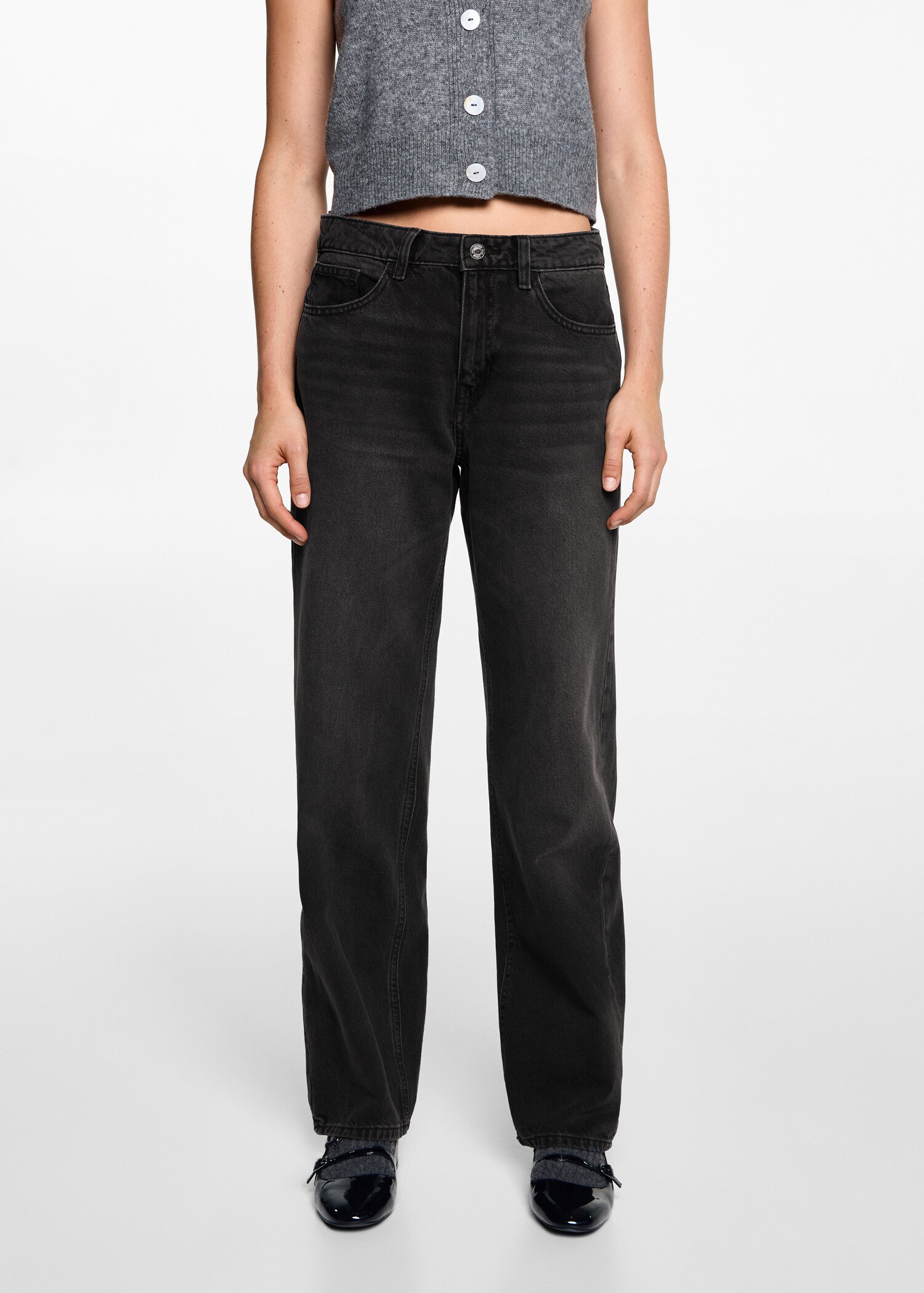 Straight jeans - Medium plane