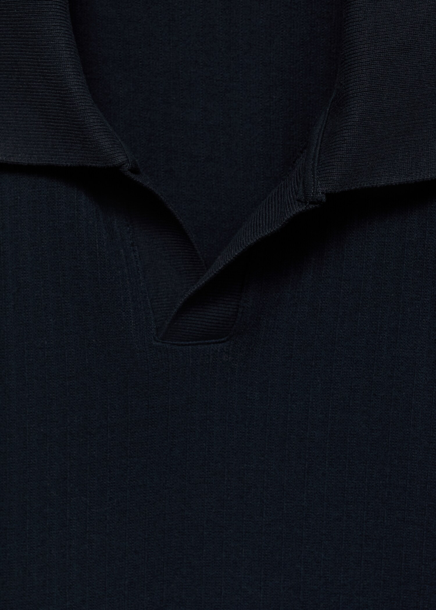 Polo regular-fit coton maille côtelée - Détail de l'article 8