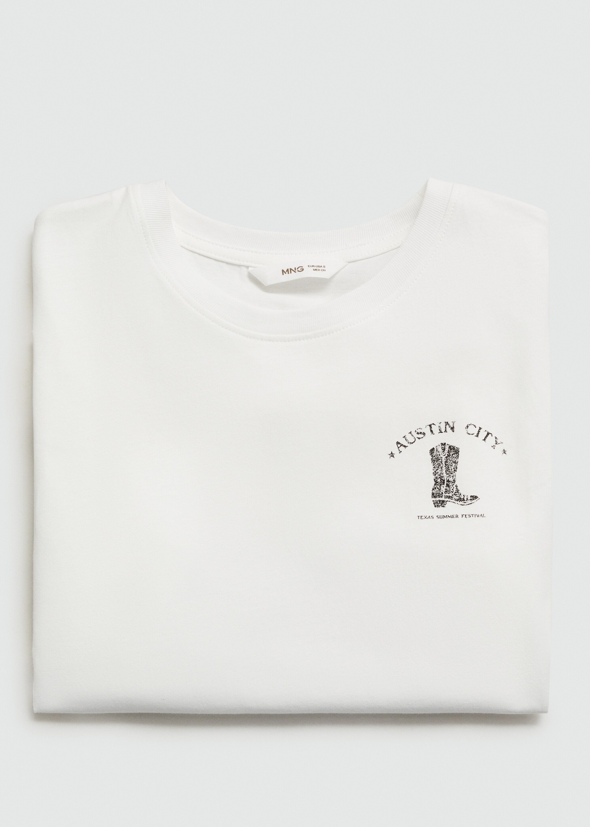 T-shirt coton imprimé - Détail de l'article 0