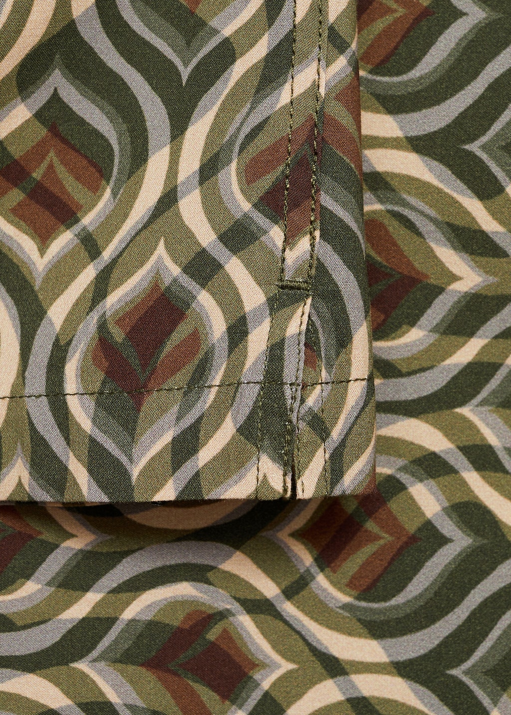 Printed fluid regular-fit shirt