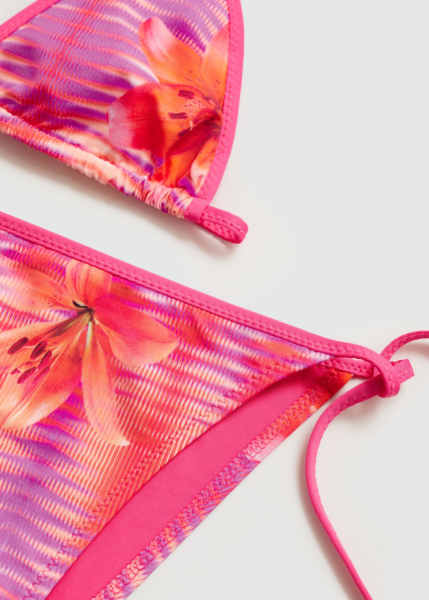 Floral-print bikini bottoms - Details of the article 0