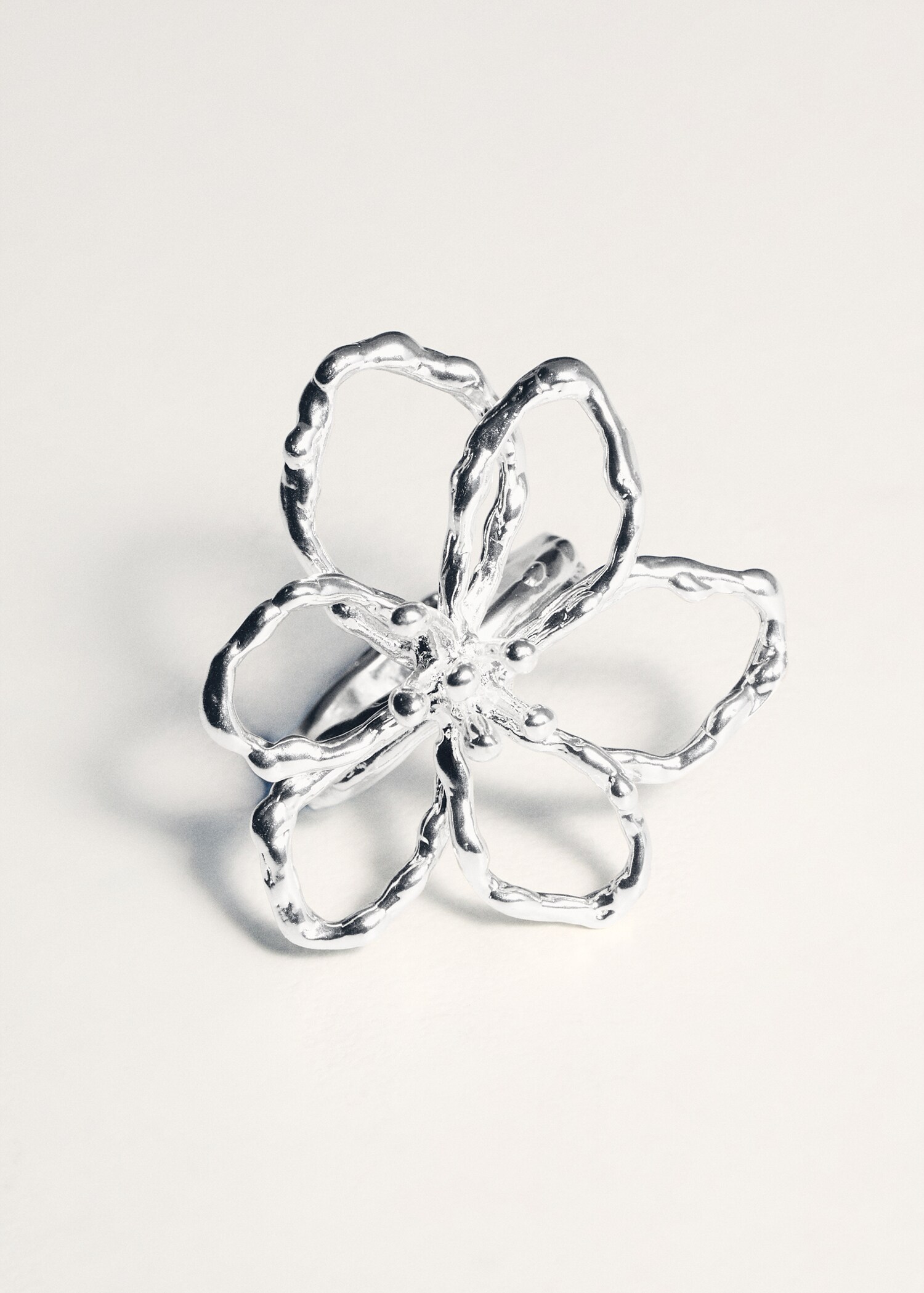 Bague fleur relief - Détail de l'article 5