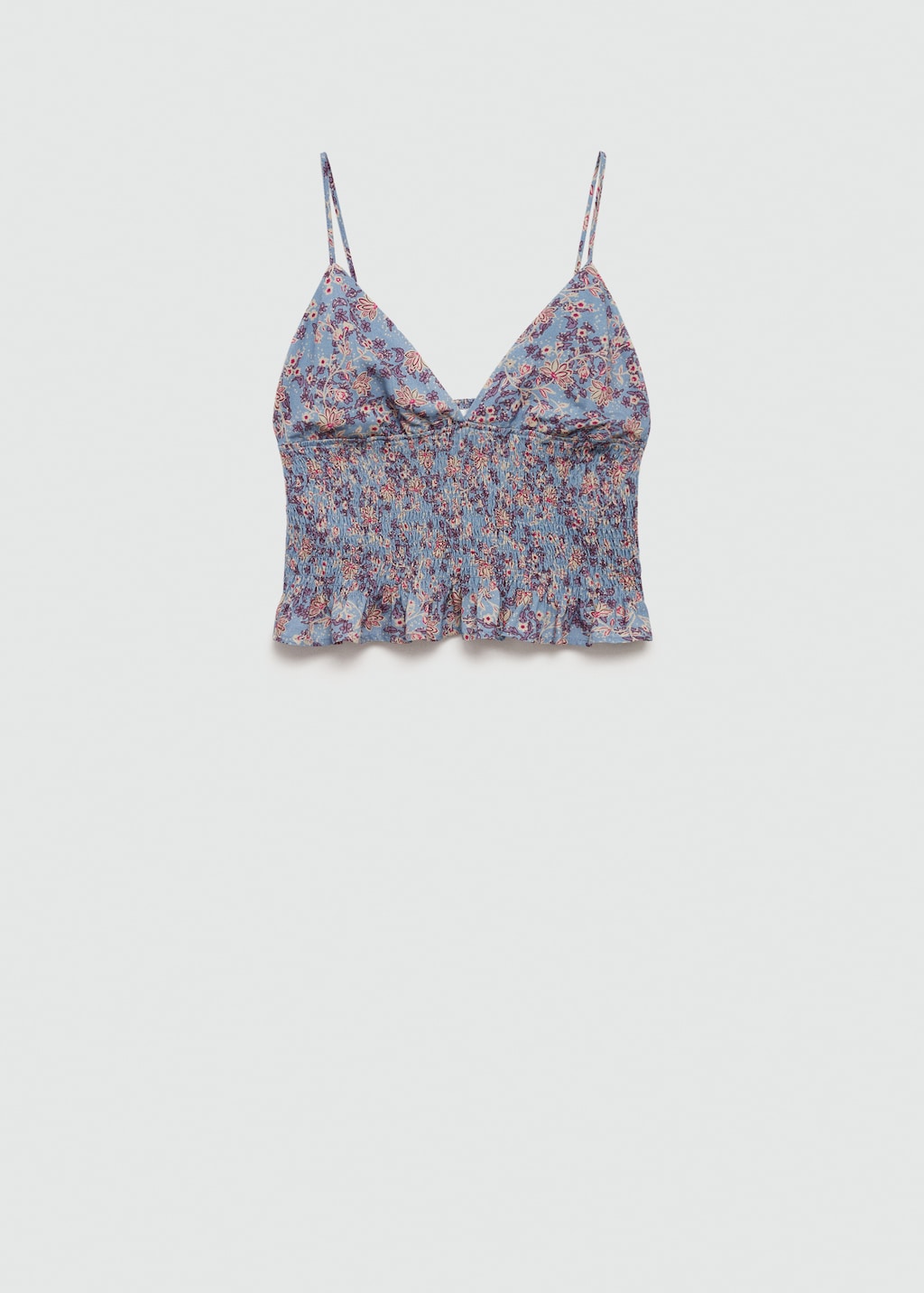 Mango Top mit Blumenmuster