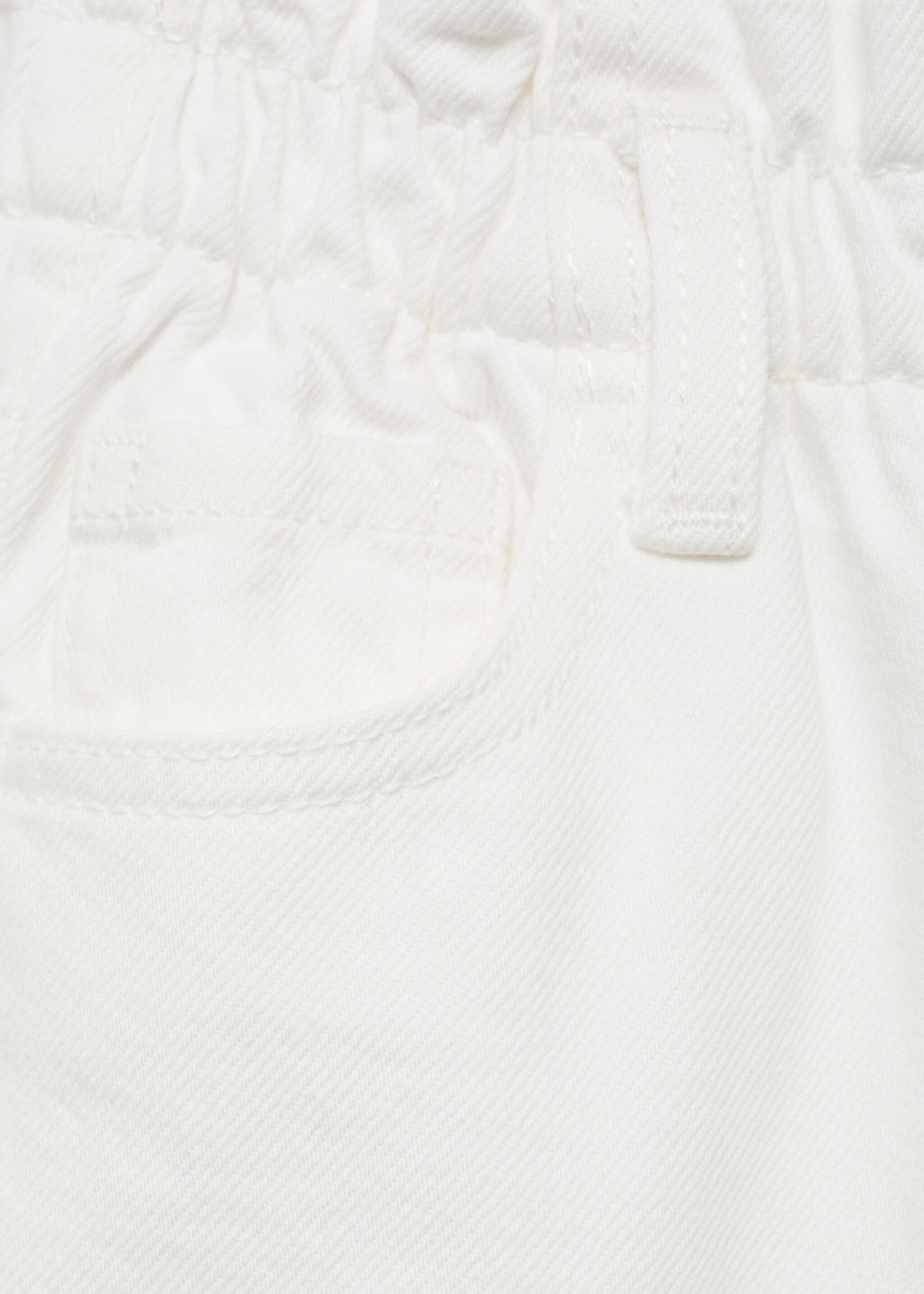 Jean paperbag - Détail de l'article 0, Blanc. Ref: 77031008-00.