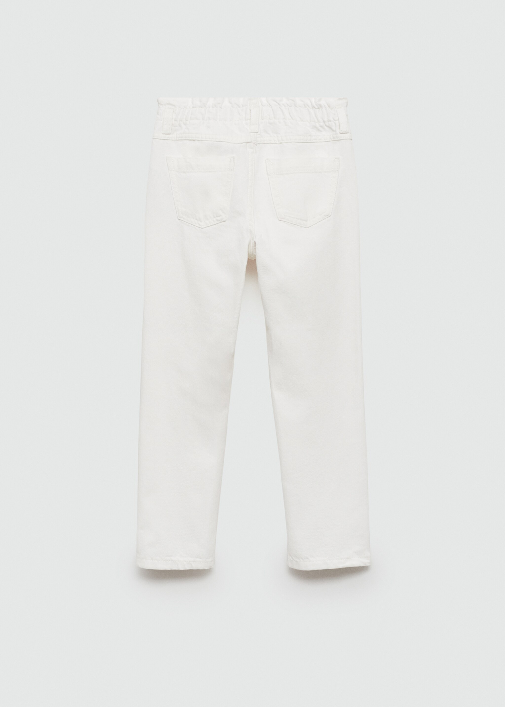 Jean paperbag - Verso de l’article, Blanc. Ref: 77031008-00.