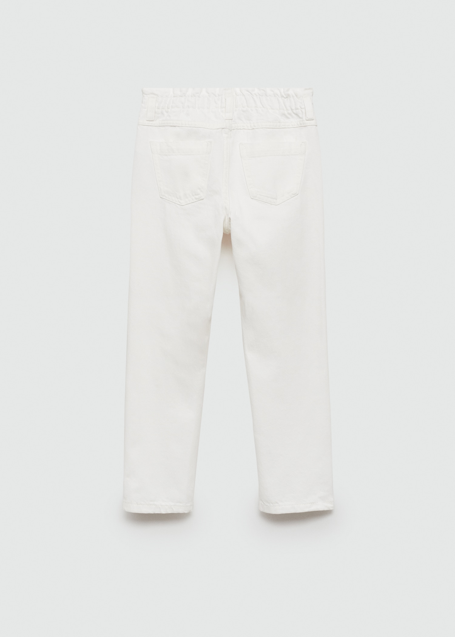 Paperbag jeans - Reverse of the article