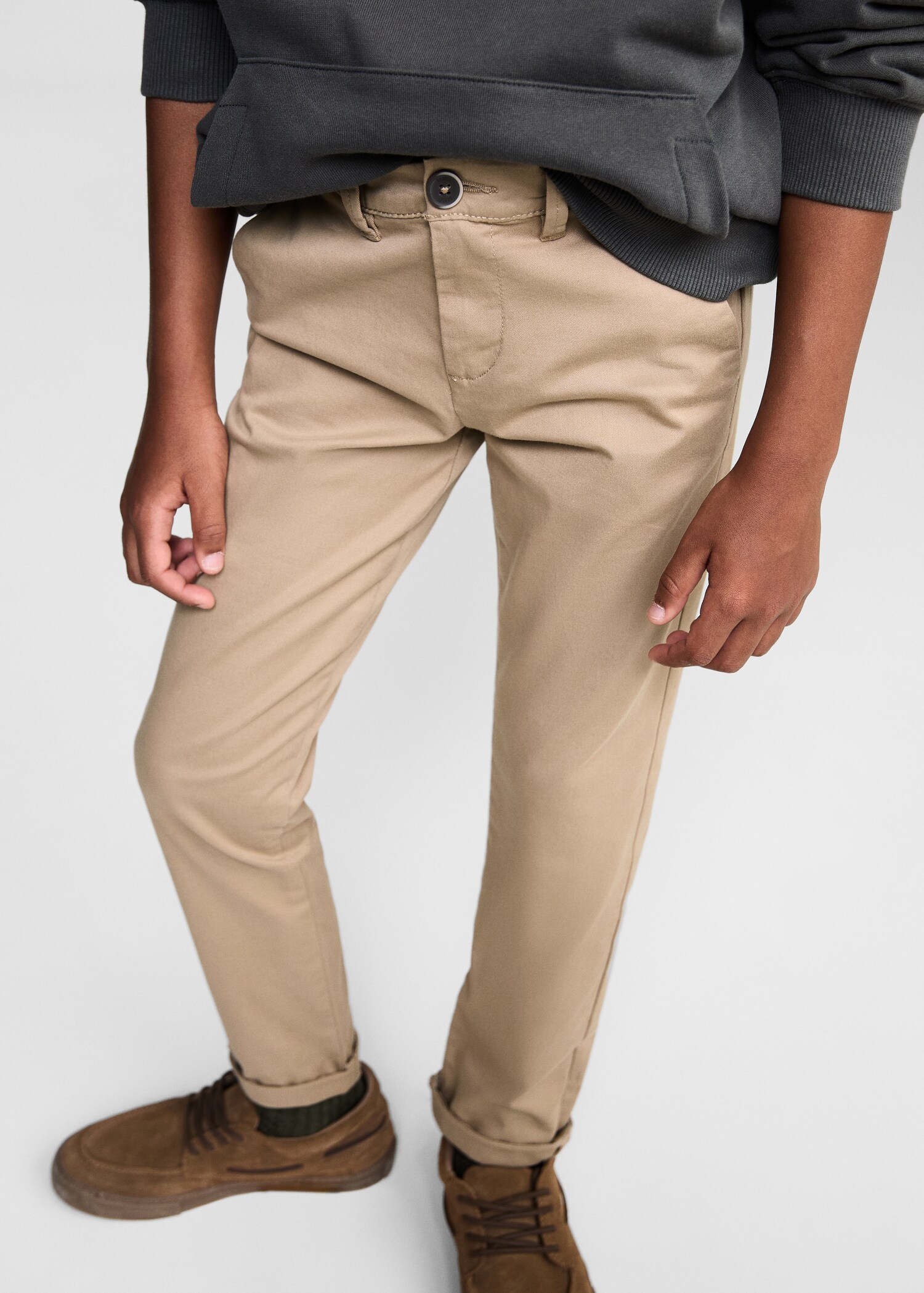 Pantalon chino coton - Plan moyen