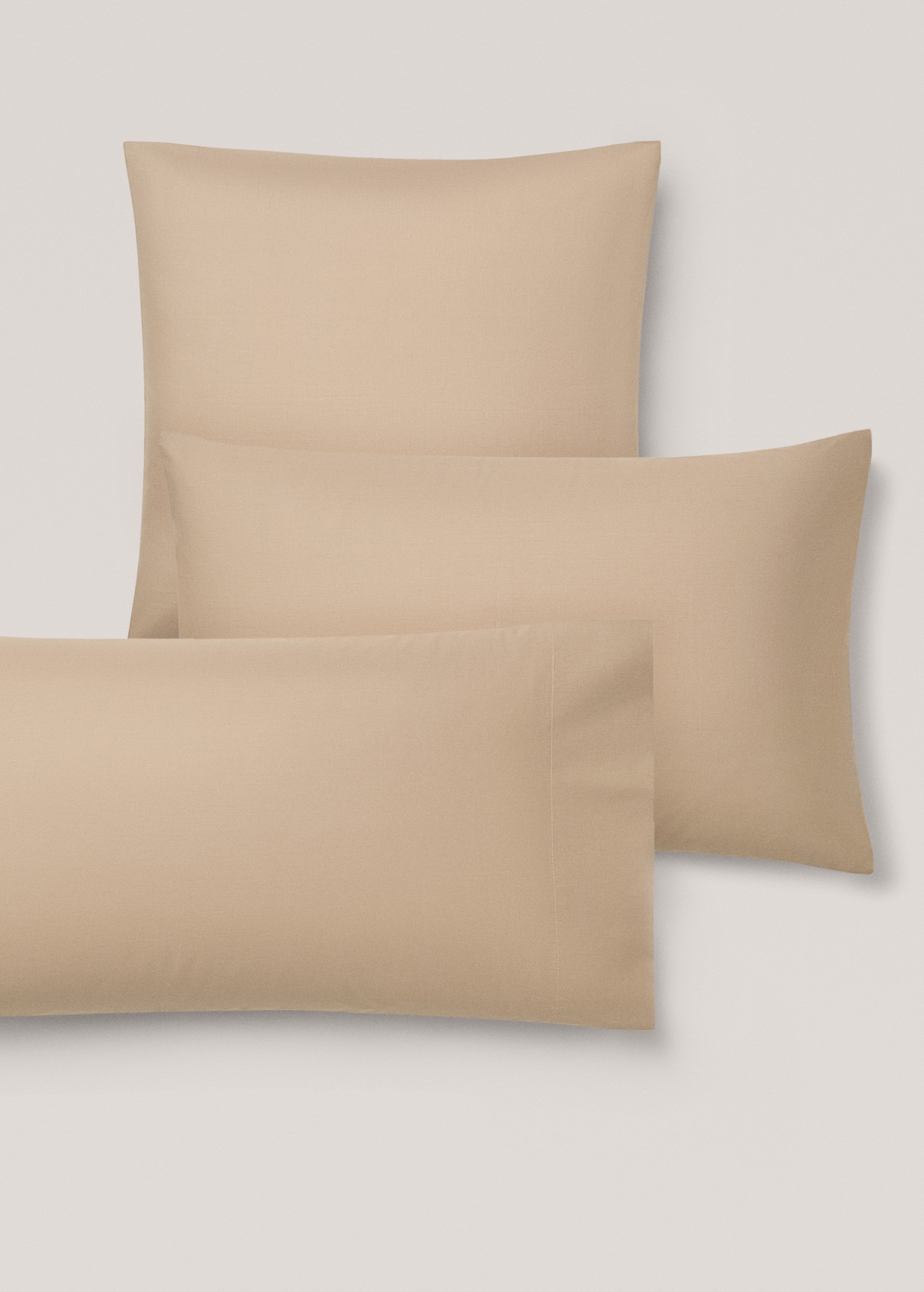 Plain cotton pillowcase 45x110cm - Details of the article 3