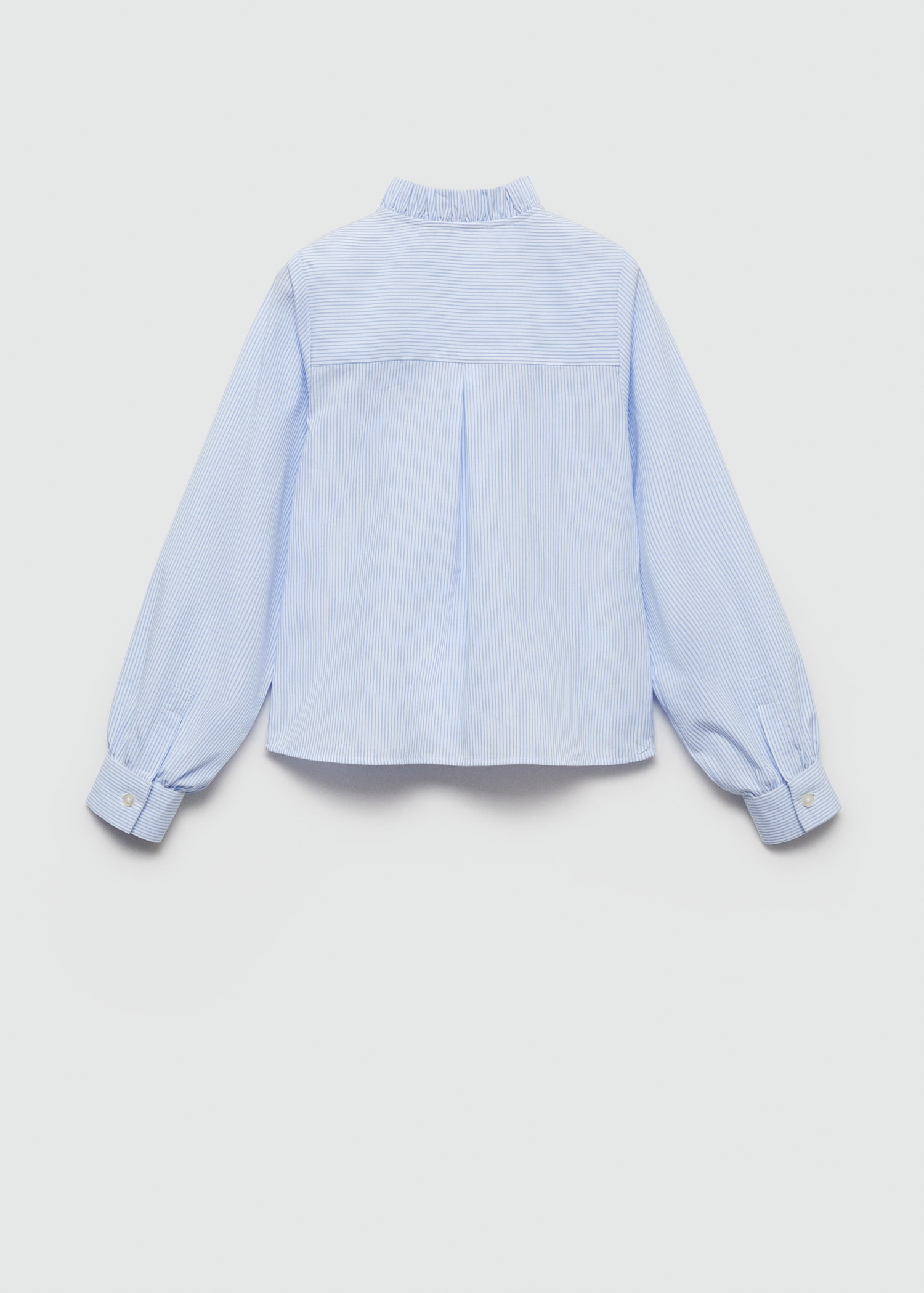 Shirt with ruffle detail - Reverse of the article