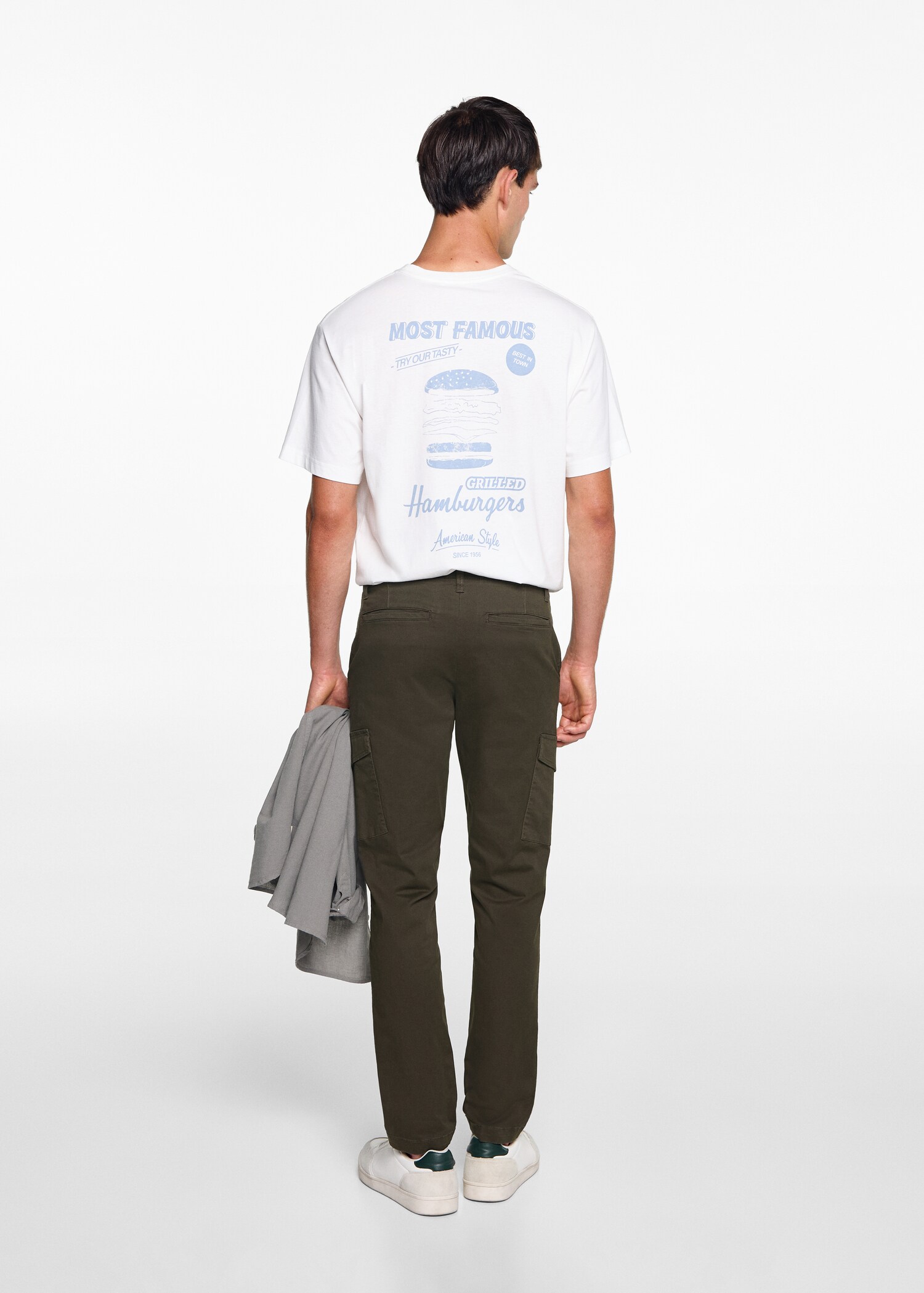 Pantalon cargo coton - Verso de l’article