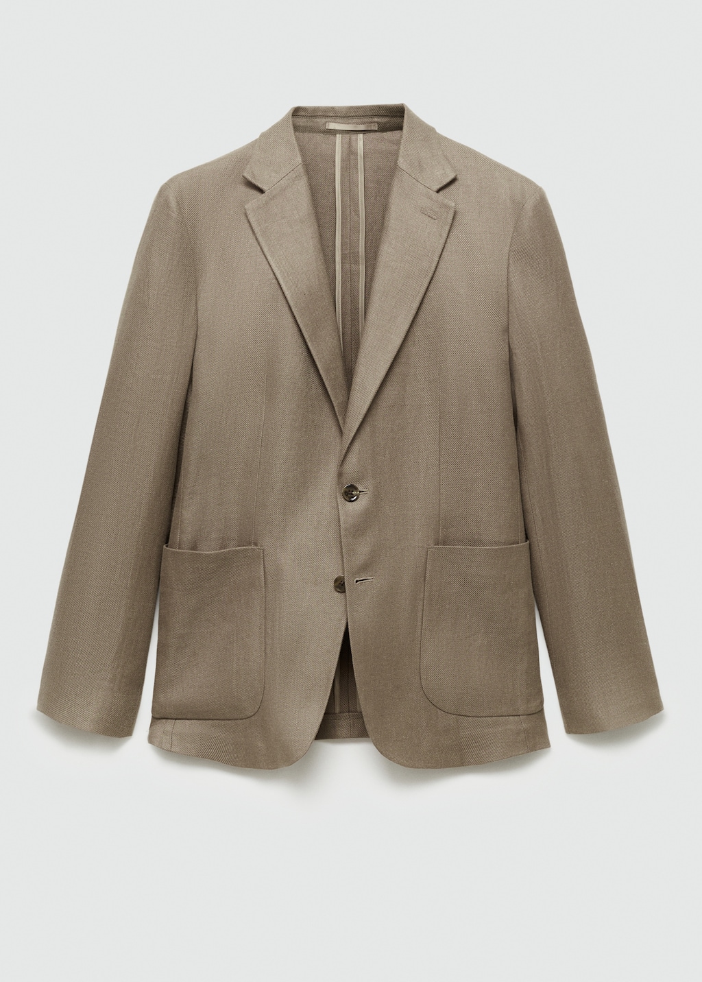 100% linen slim fit blazer
