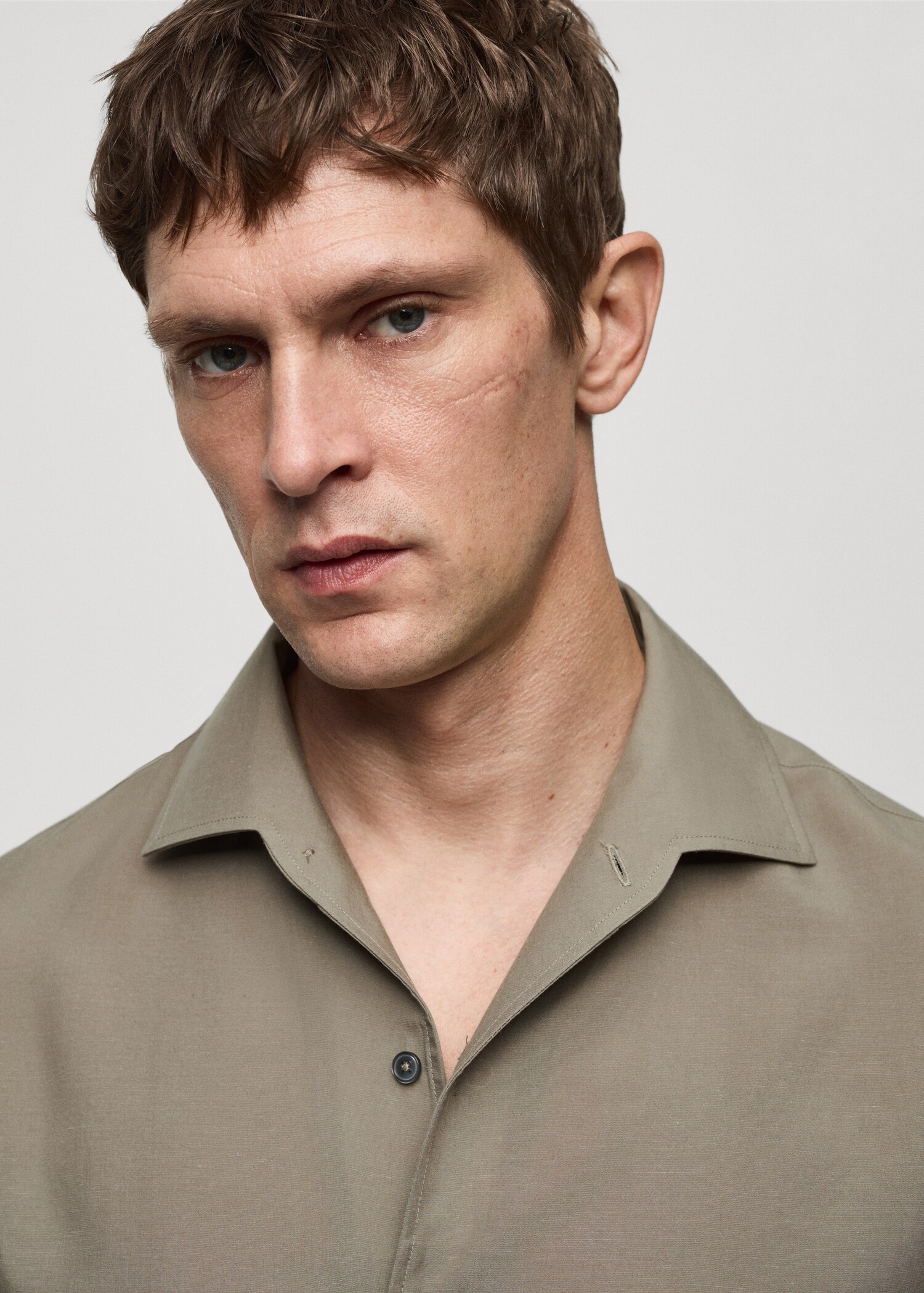 Regular-fit lyocell shirt - Man | MANGO United Kingdom
