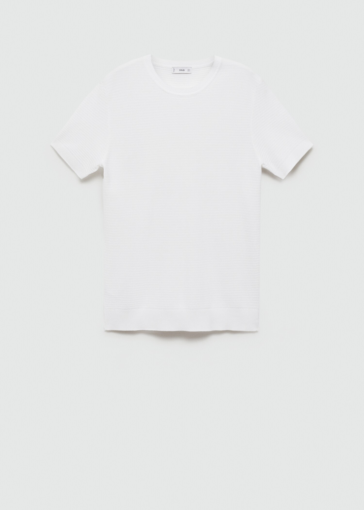 T-shirt maille torsadée Tencel - Article sans modèle