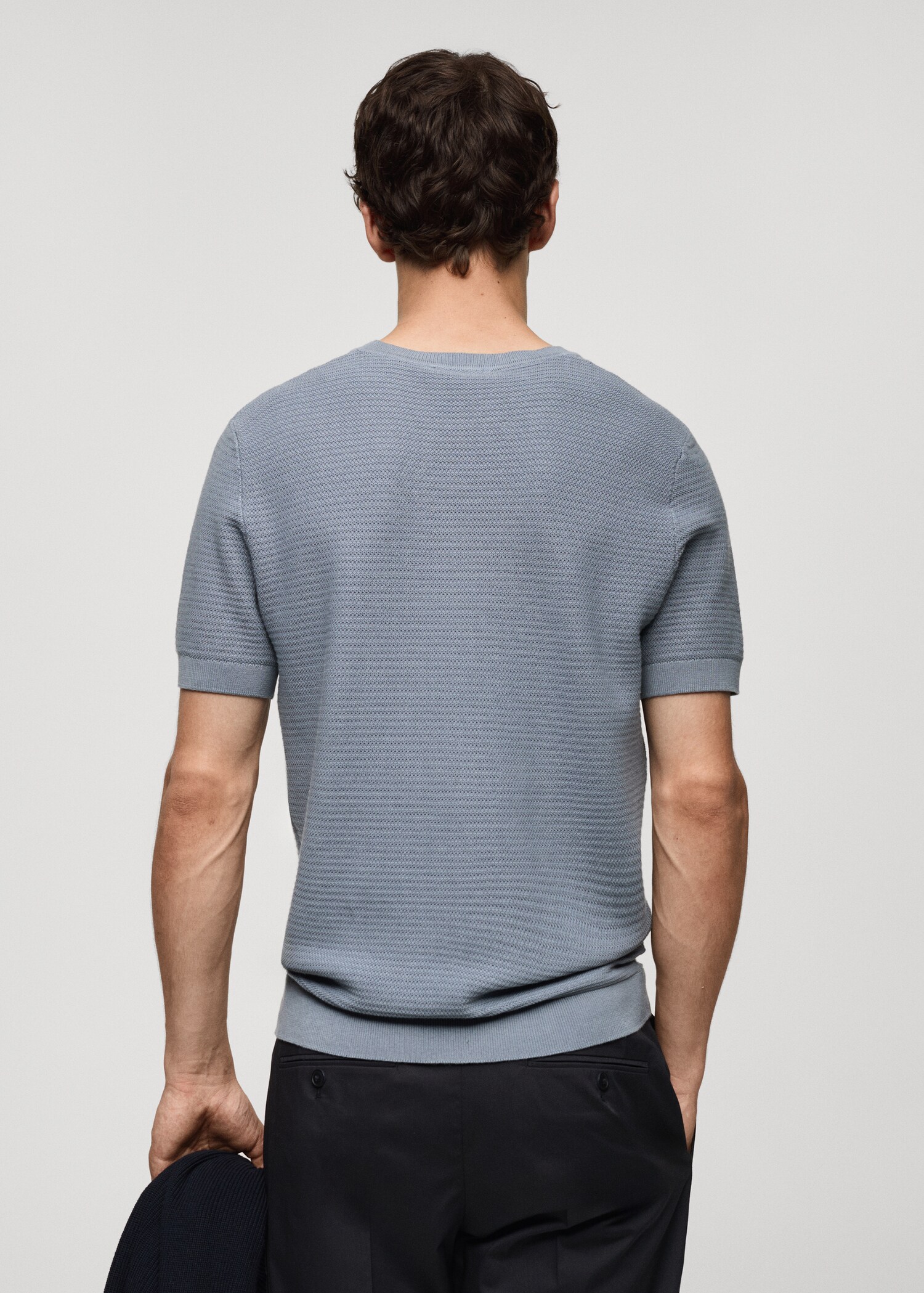 T-shirt maille torsadée Tencel - Verso de l’article