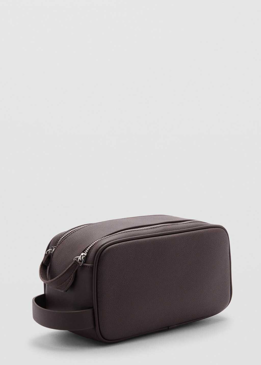 Zipped pebbled cosmetic bag Men MANGO Denmark