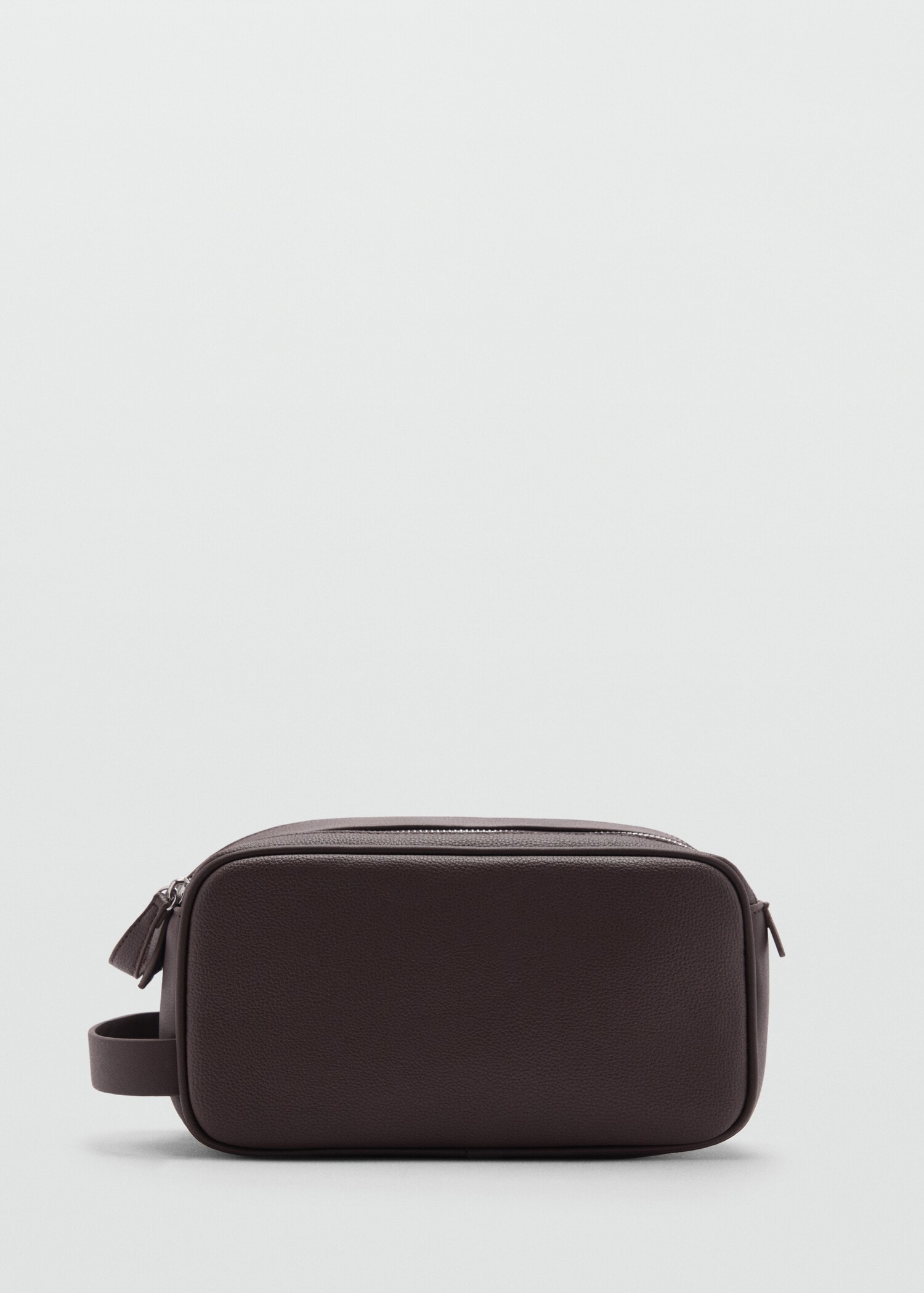 Trousse cuir foulé zip - Article sans modèle