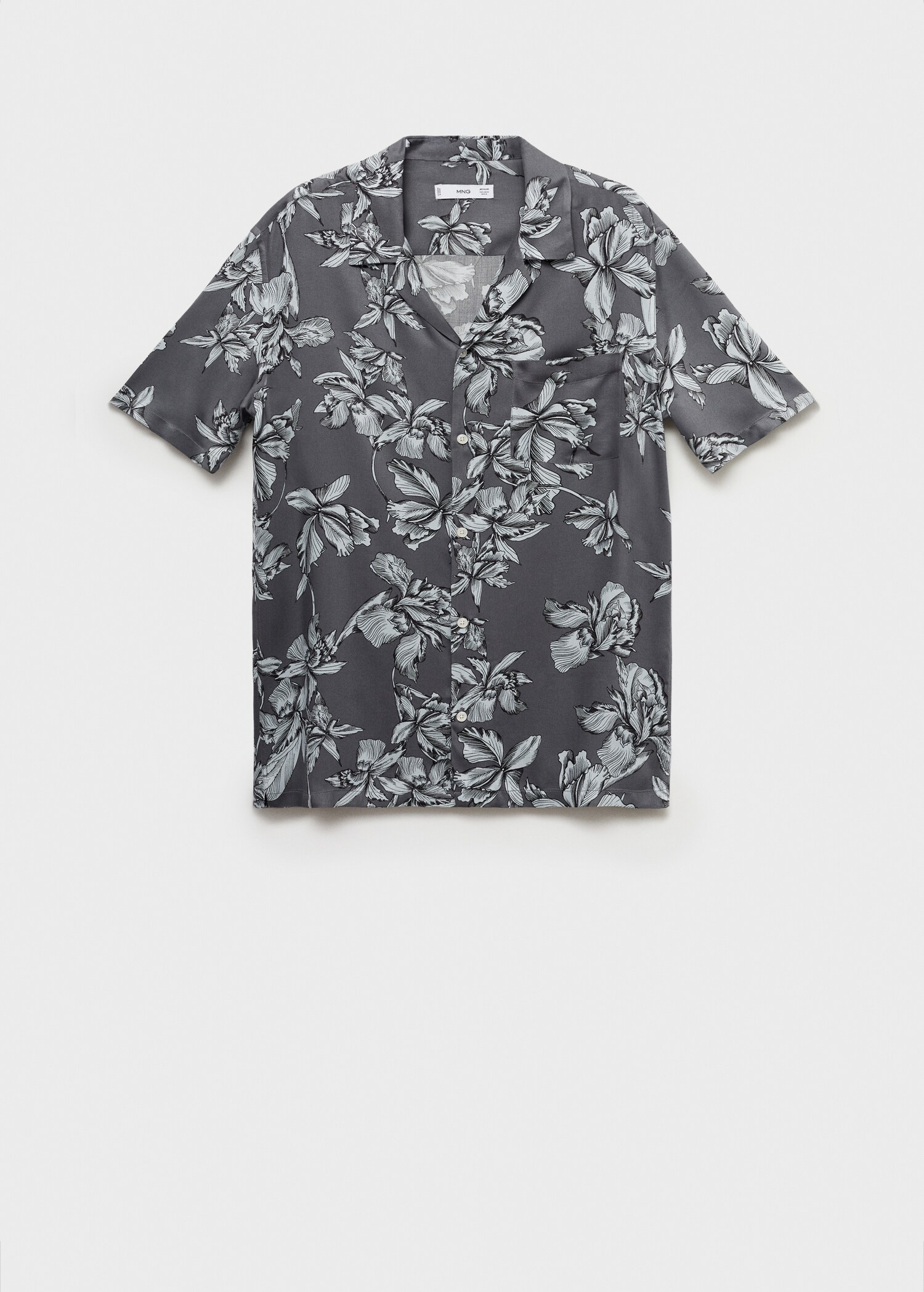 Regular-fit Hawaiian-print shirt - Article without model
