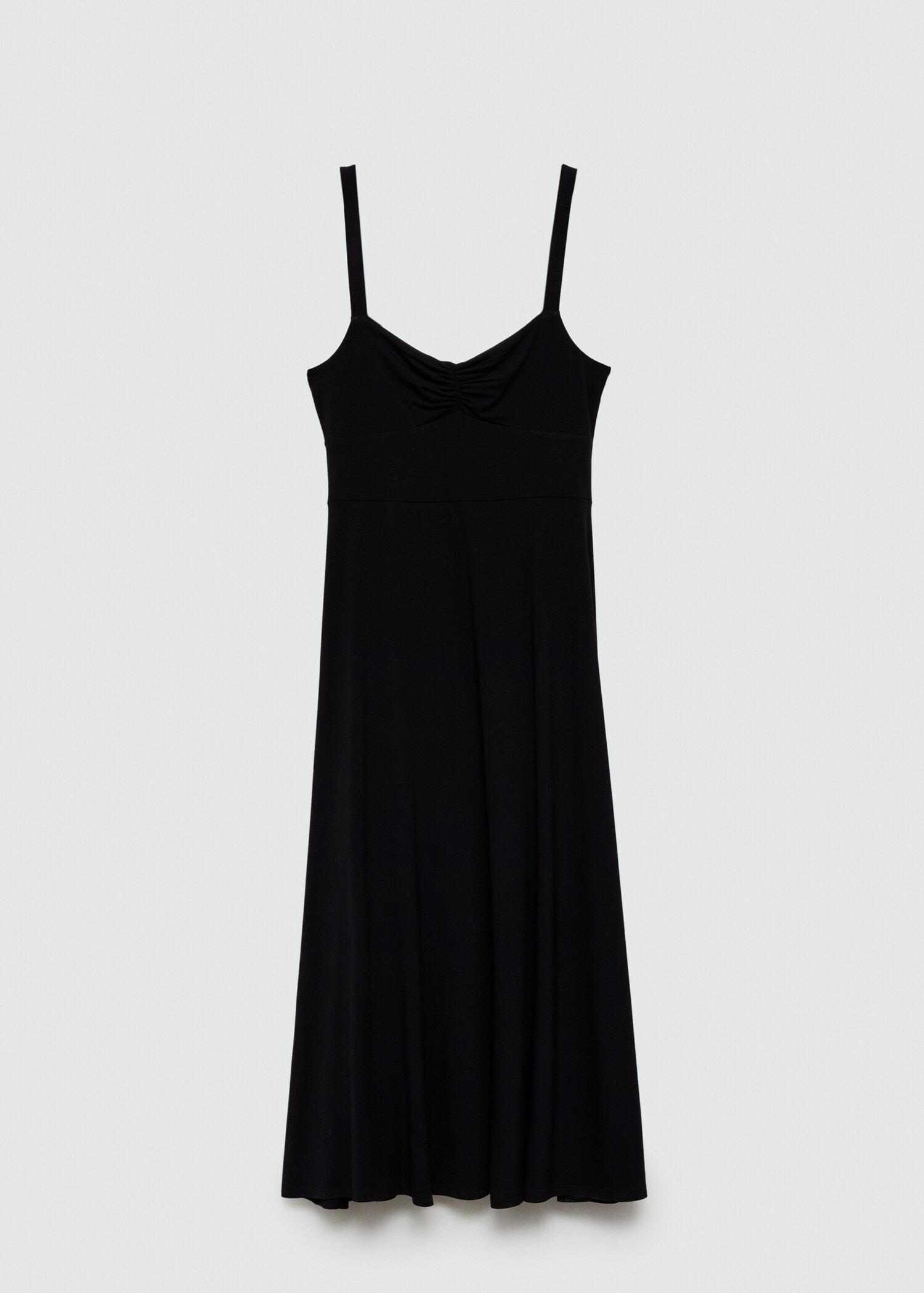 Vestido evasé tirantes - Artículo sin modelo