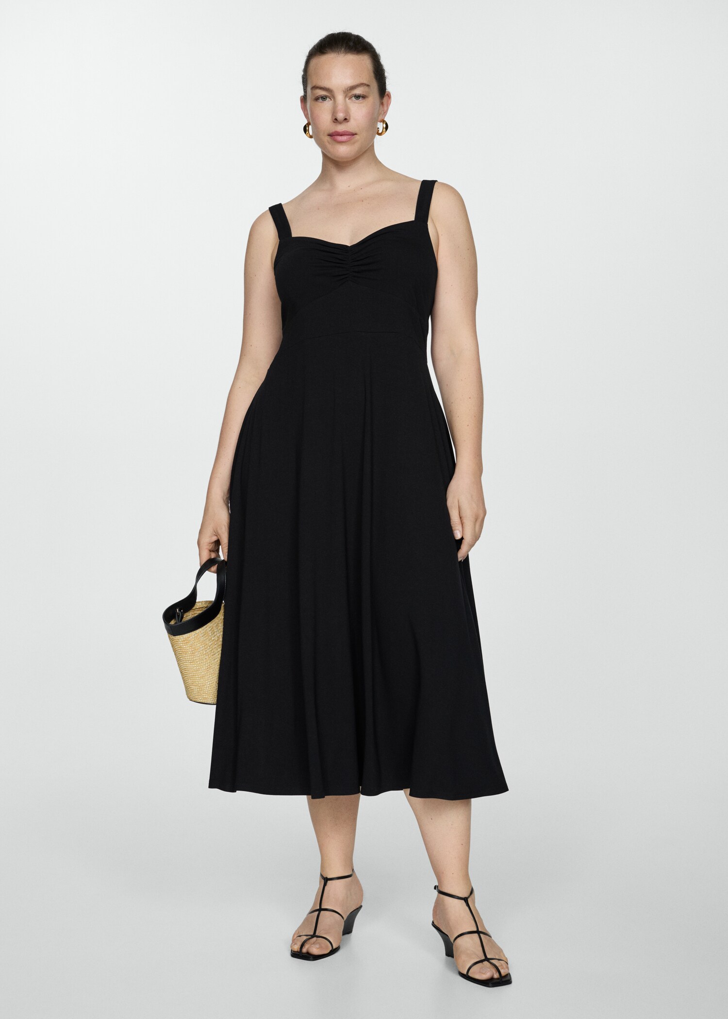 Vestido evasé tirantes - Detalle del artículo 3
