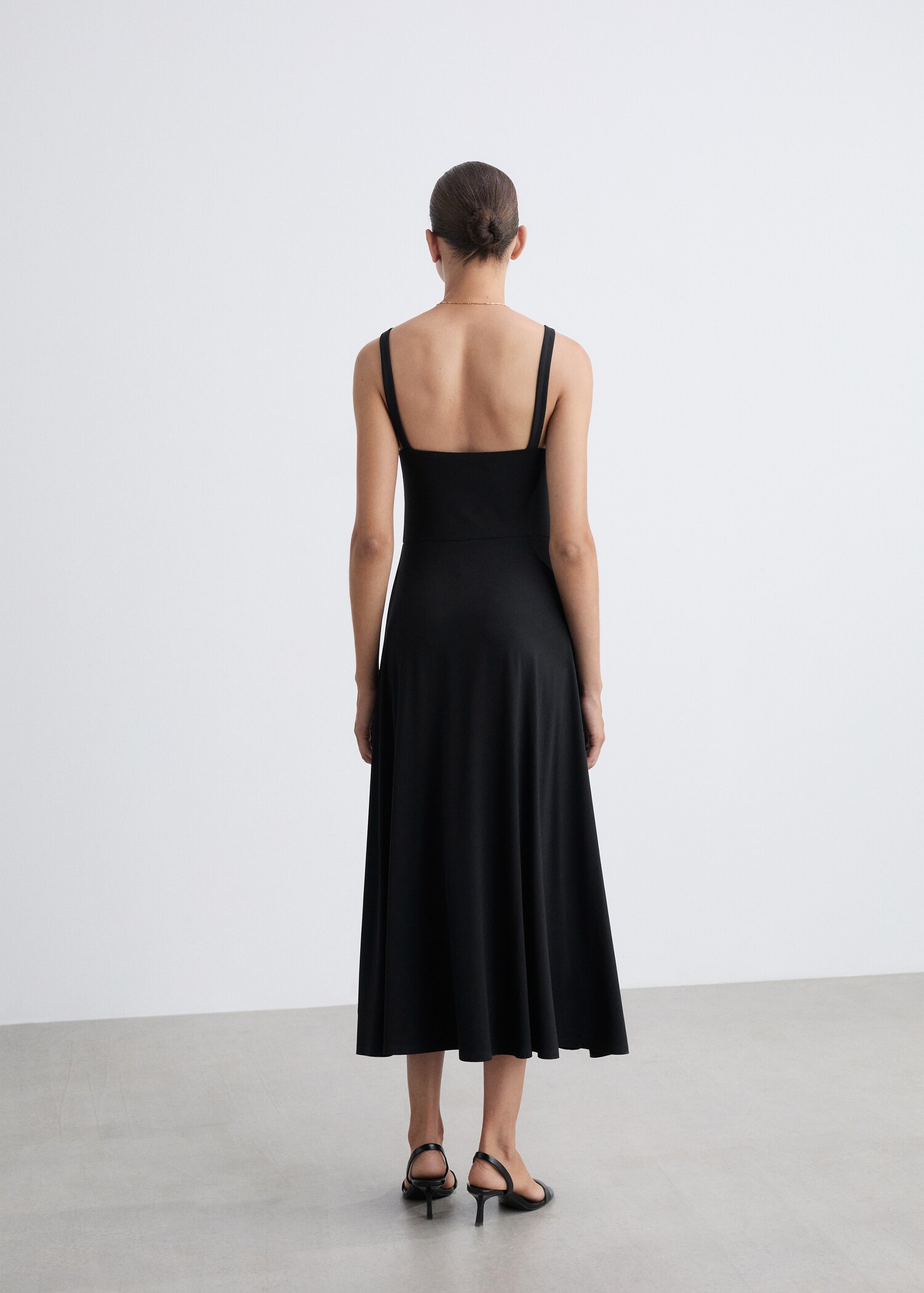 Vestido evasé tirantes - Reverso del artículo