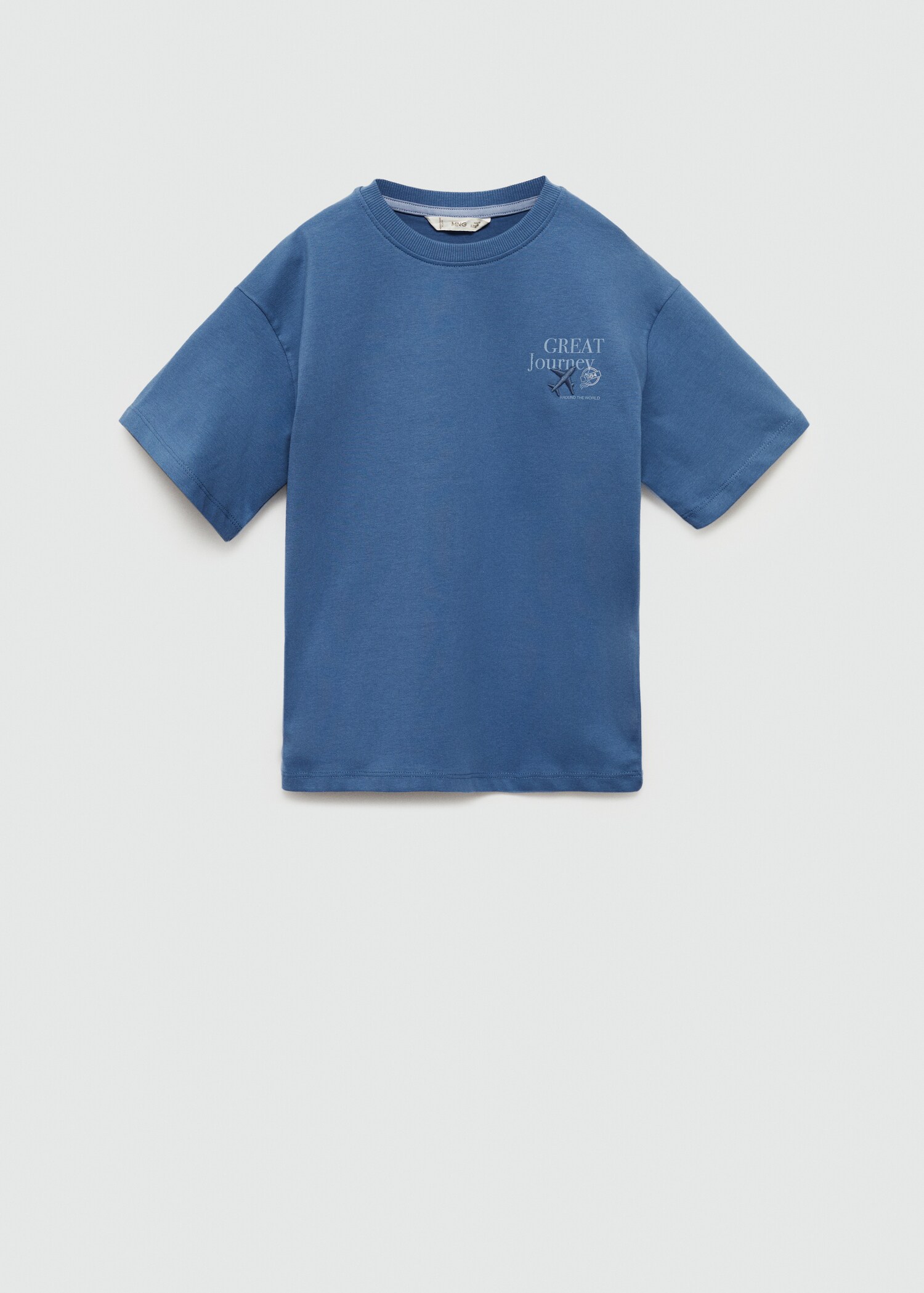 Printed cotton-blend T-shirt - Article without model