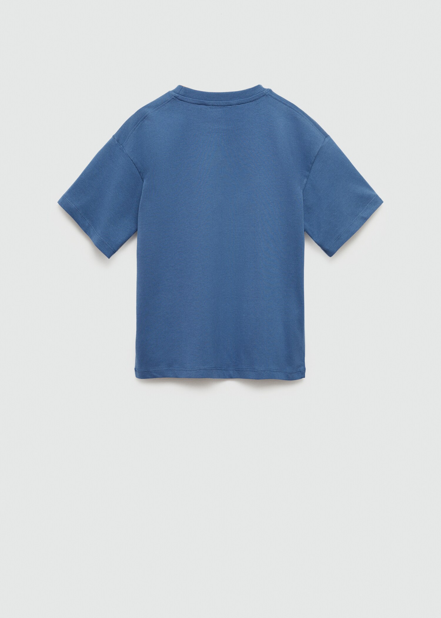 Printed cotton-blend T-shirt - Reverse of the article