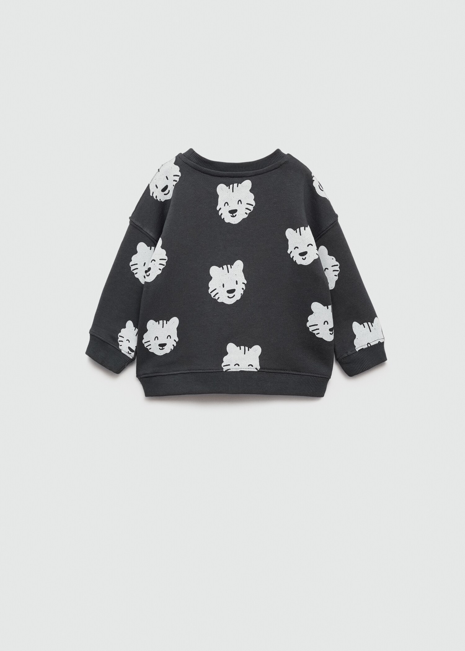 Tiger-print sweatshirt - Reverse of the article