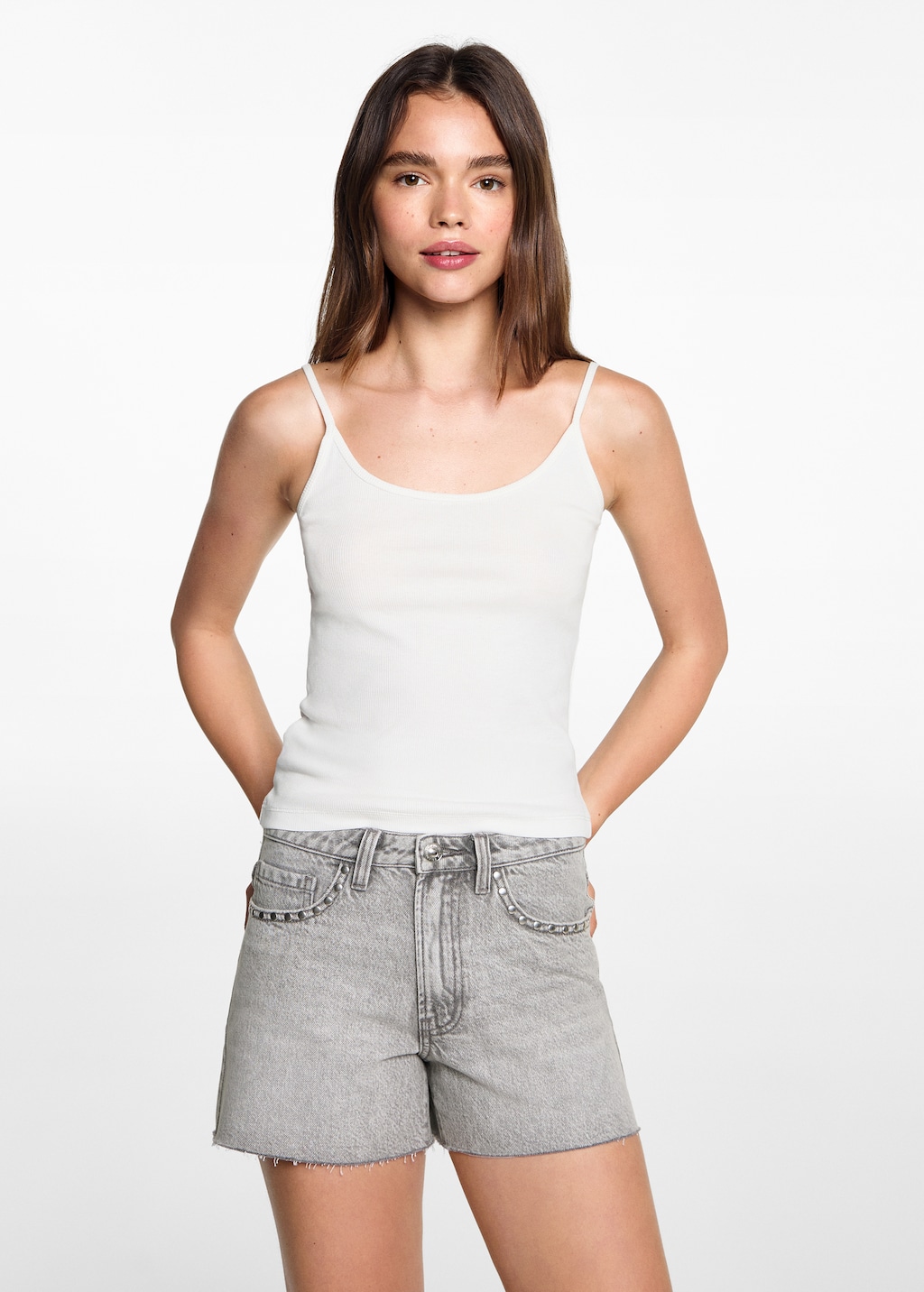 Camiseta tirantes mango sale