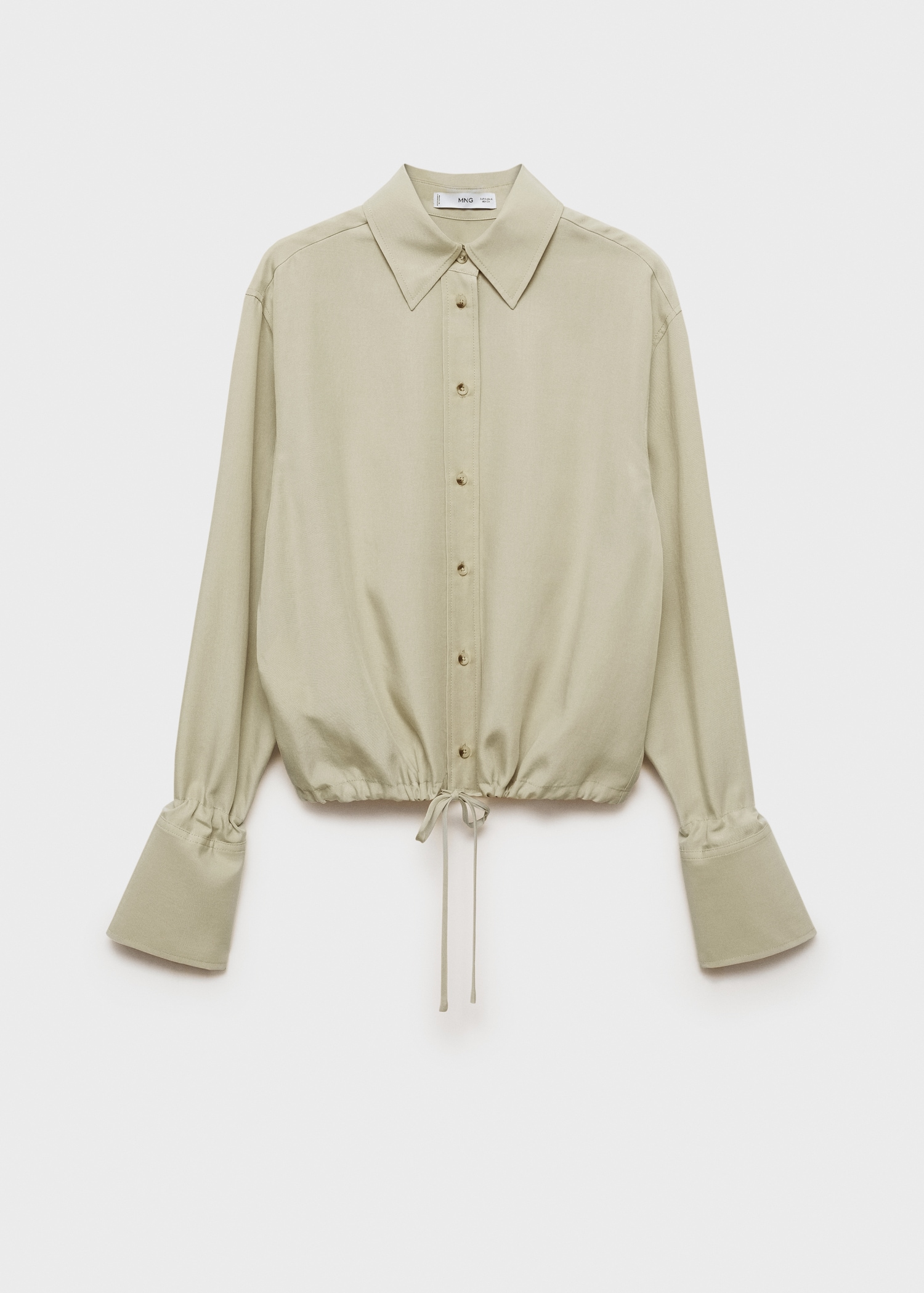 Lyocell shirt with bow - Article without model