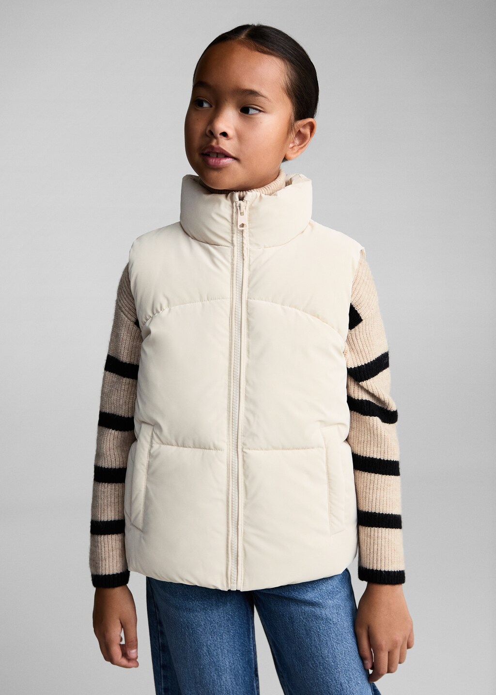 Gilet fourrure synthetique Enfants MANGO Niger