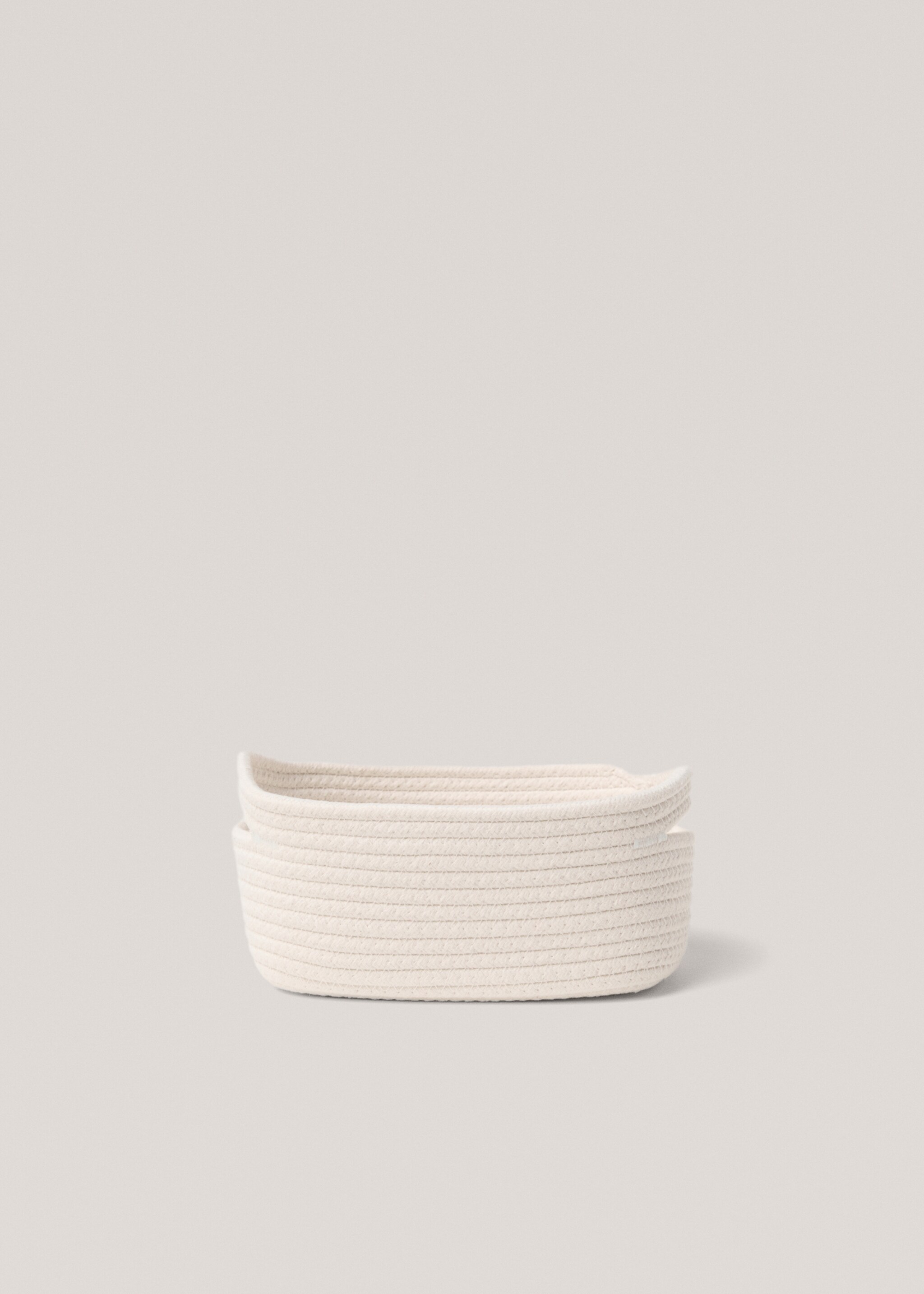 Small cotton storage basket - Article without model
