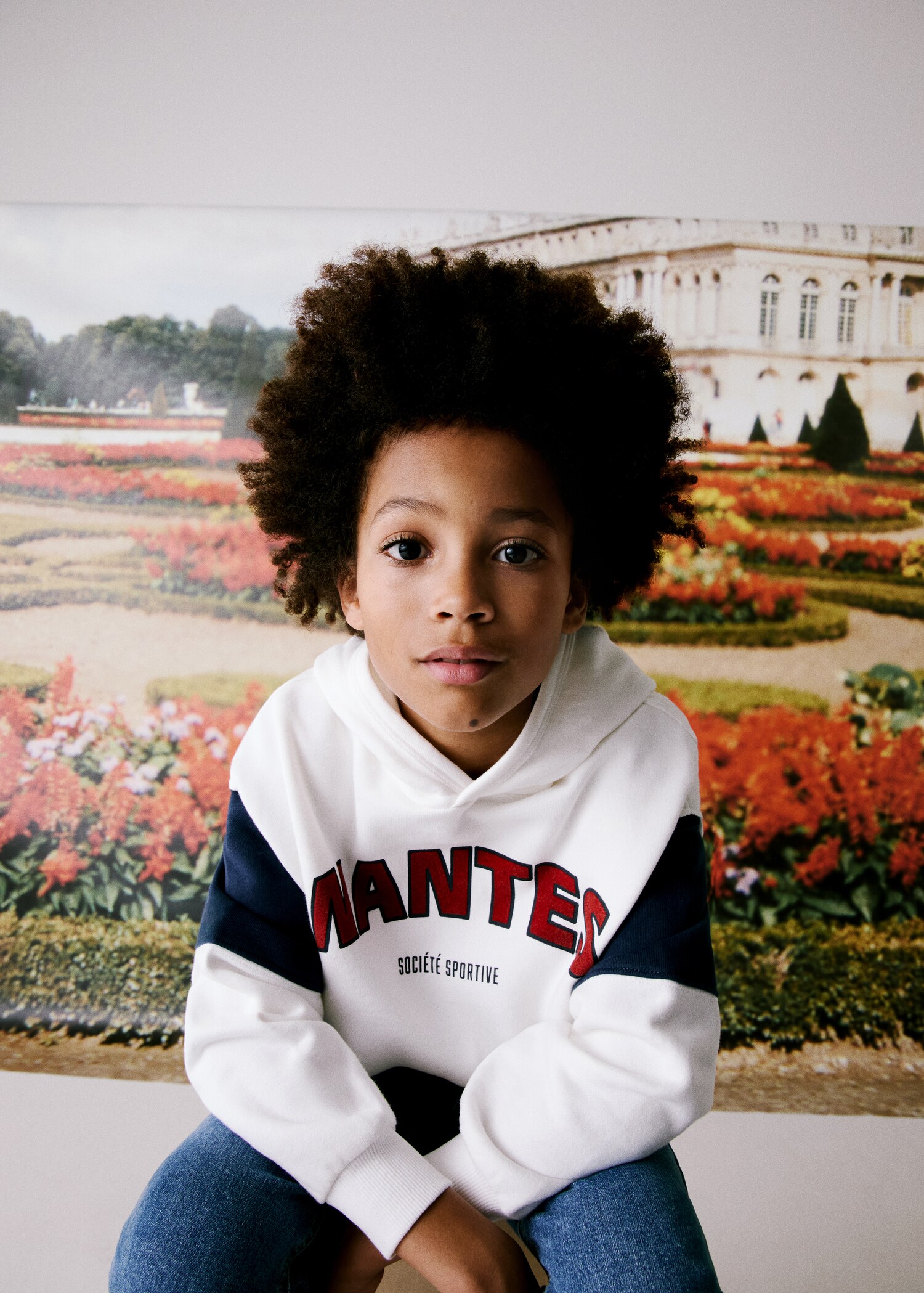 Printed cotton sweatshirt Kids MANGO Georgia