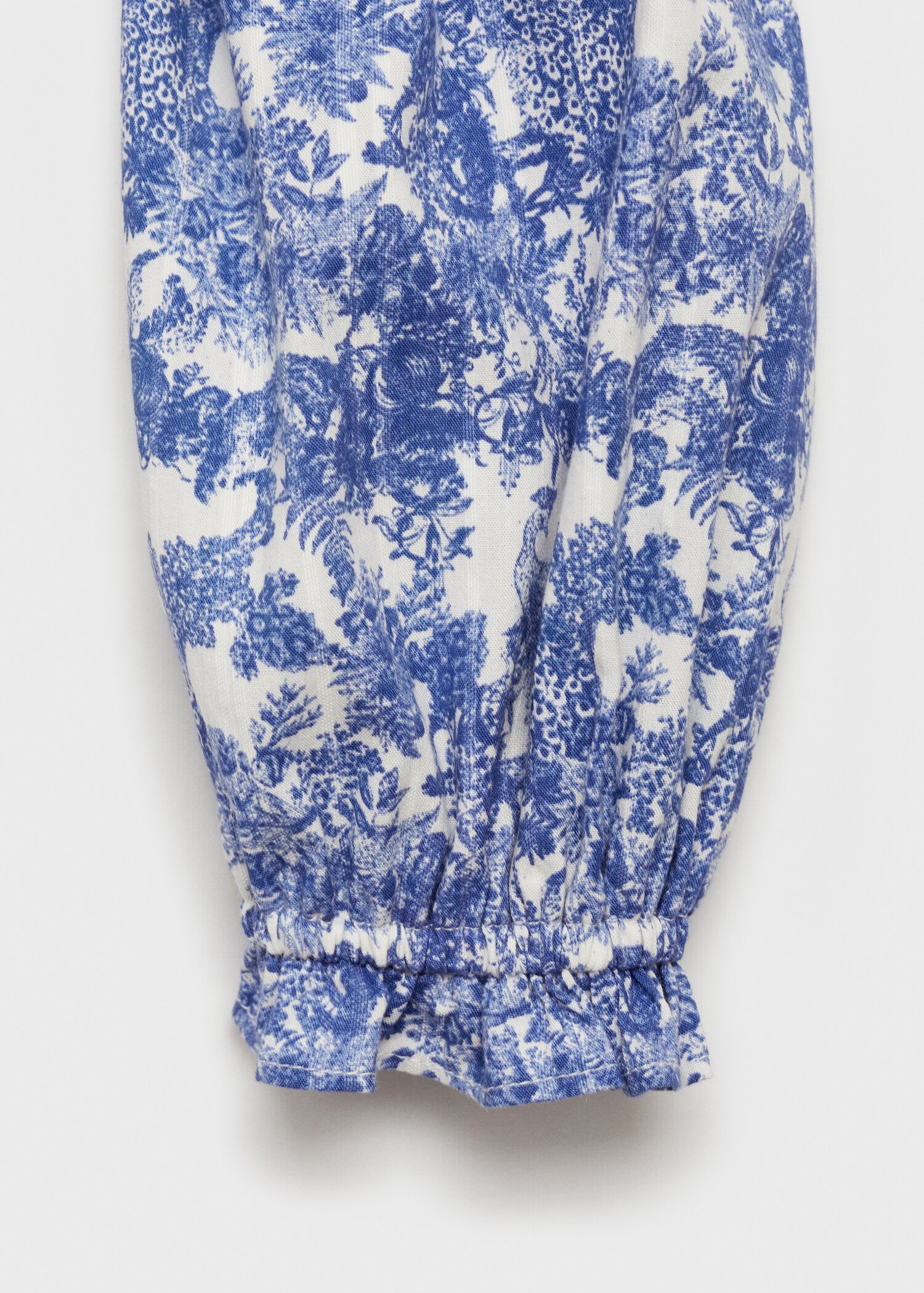Blouse imprimée froncée - Détail de l'article 0