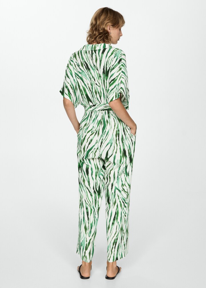 MIRO CHIC BOW JUMPSUIT - KHAKI main image 1