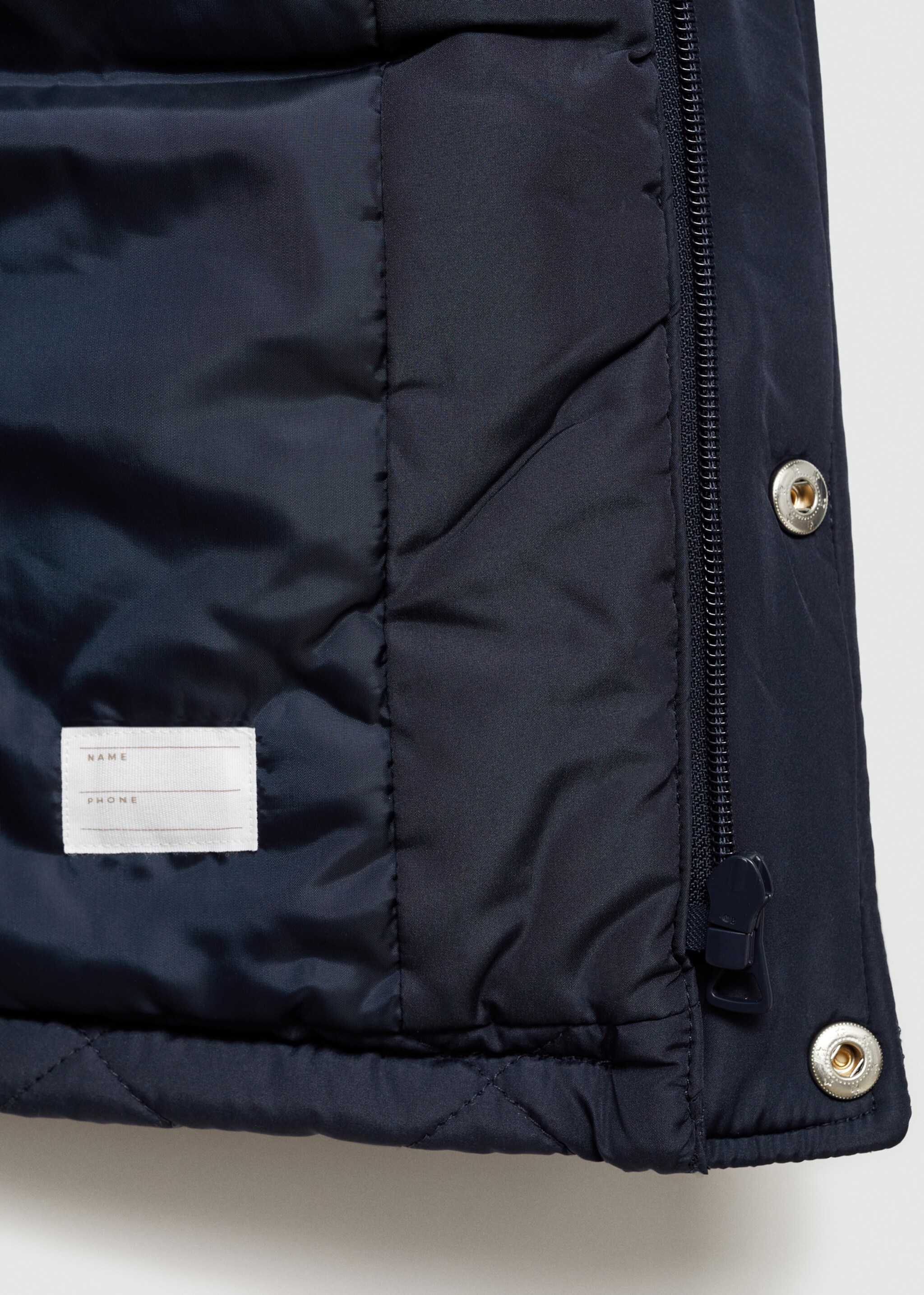 Rhombus quilted jacket - Details of the article 0