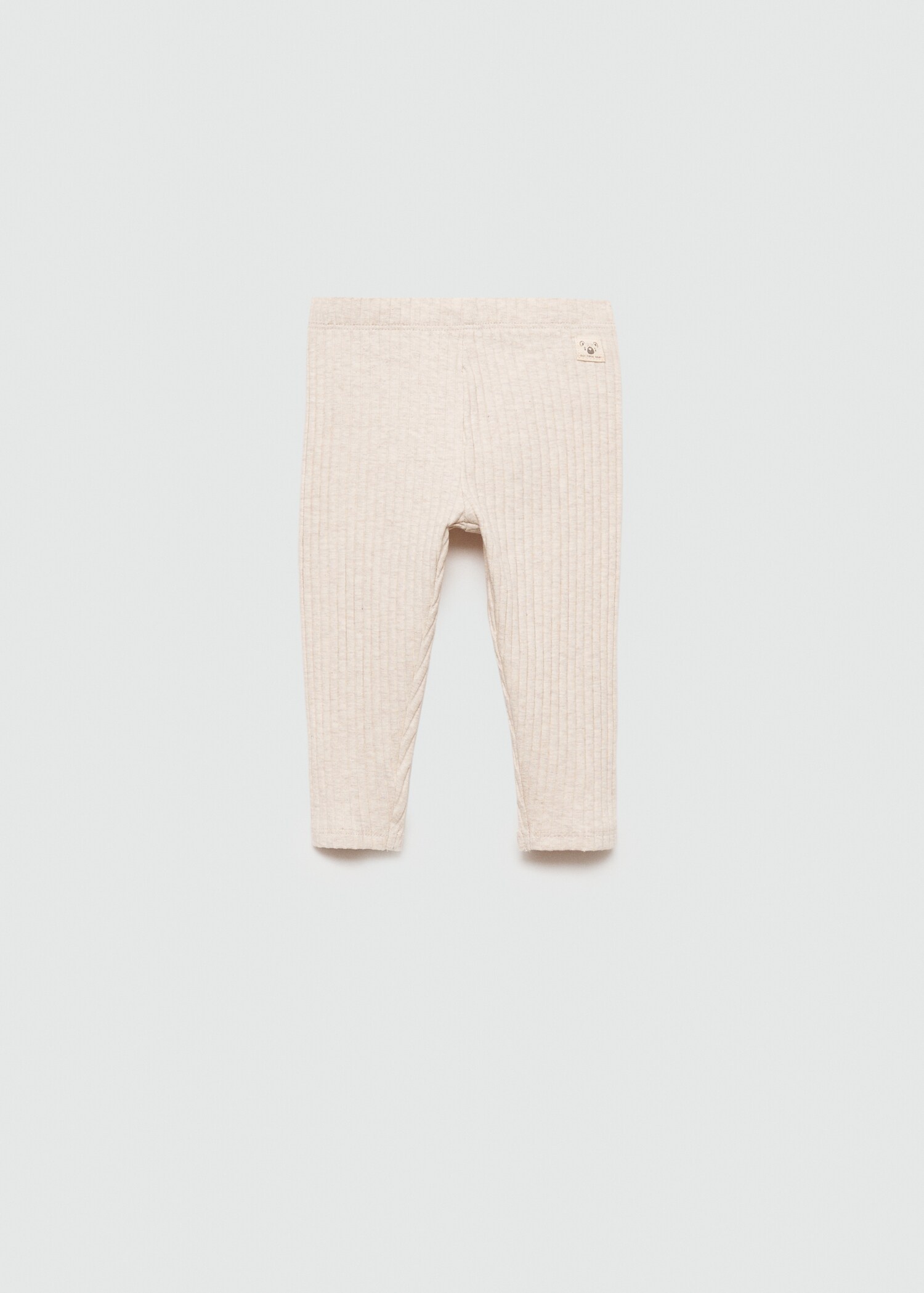 Cotton ribbed leggings - Article without model
