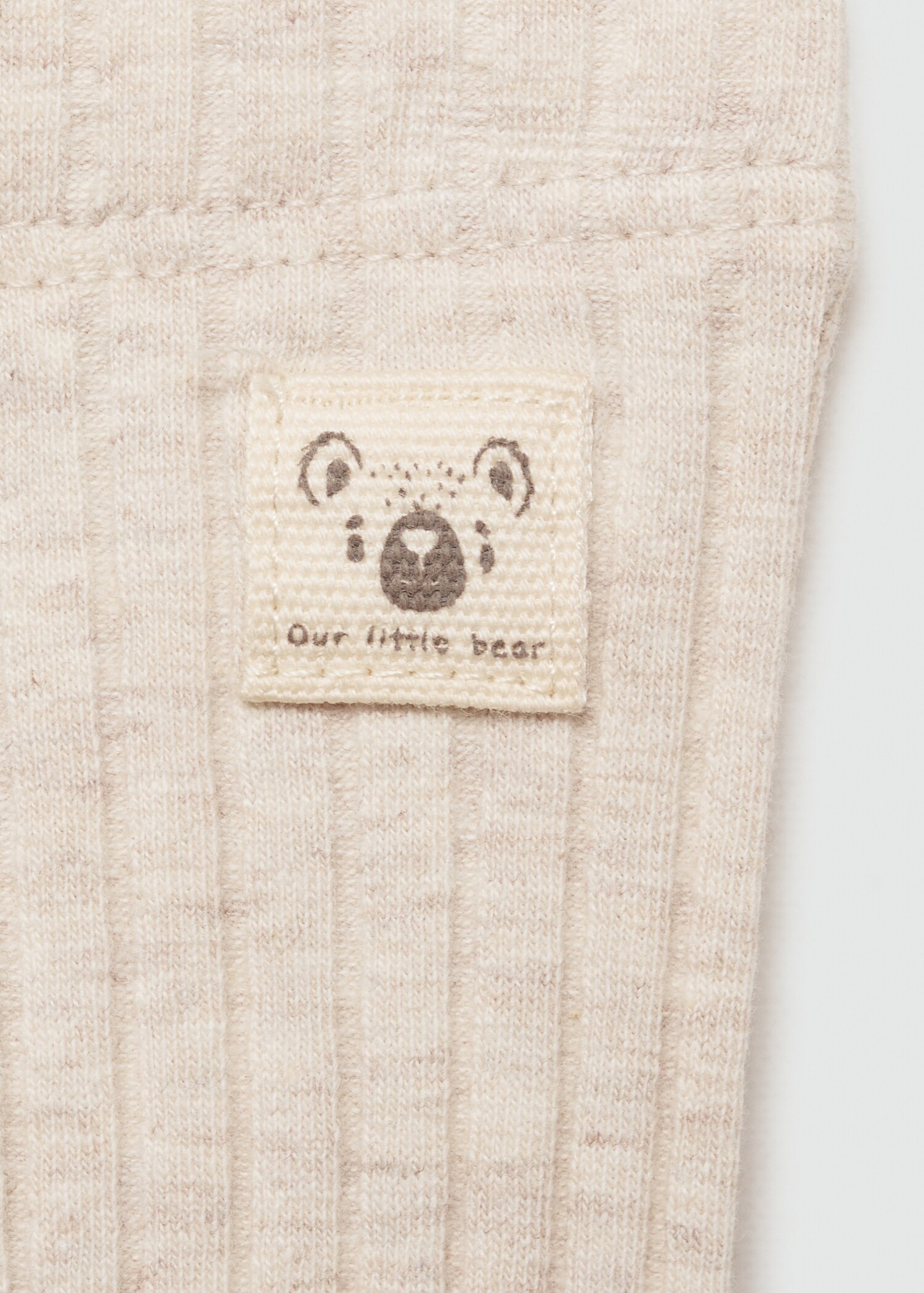 Cotton ribbed leggings - Details of the article 8
