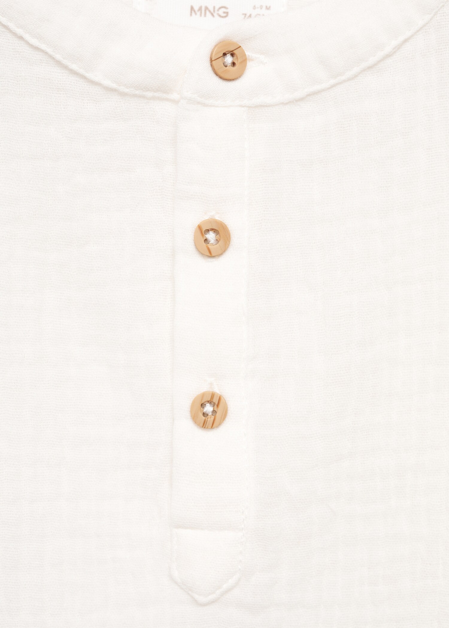 Chemise coton tissu plissé - Détail de l'article 8